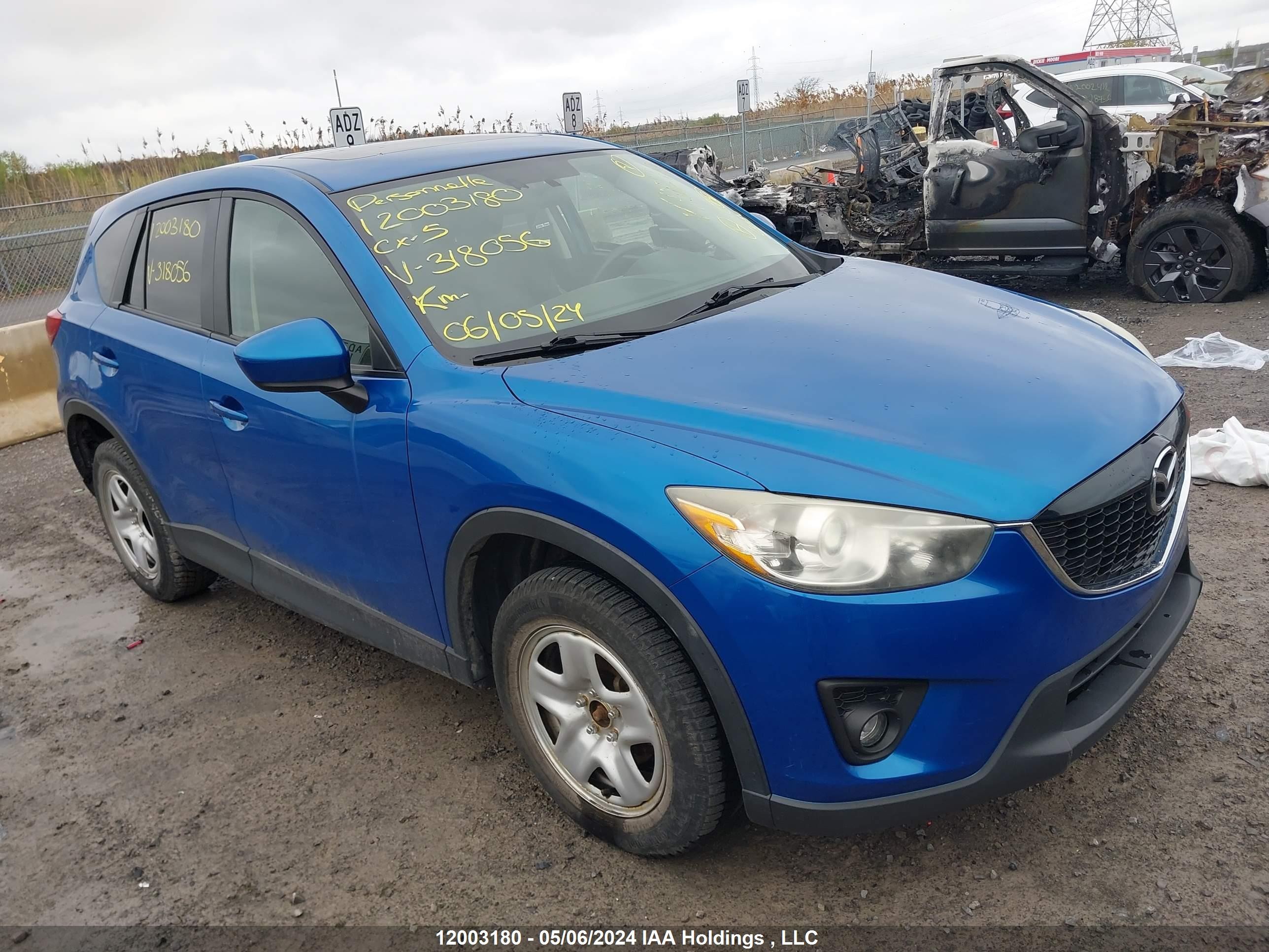 MAZDA CX-5 2014 jm3ke2cy7e0318056