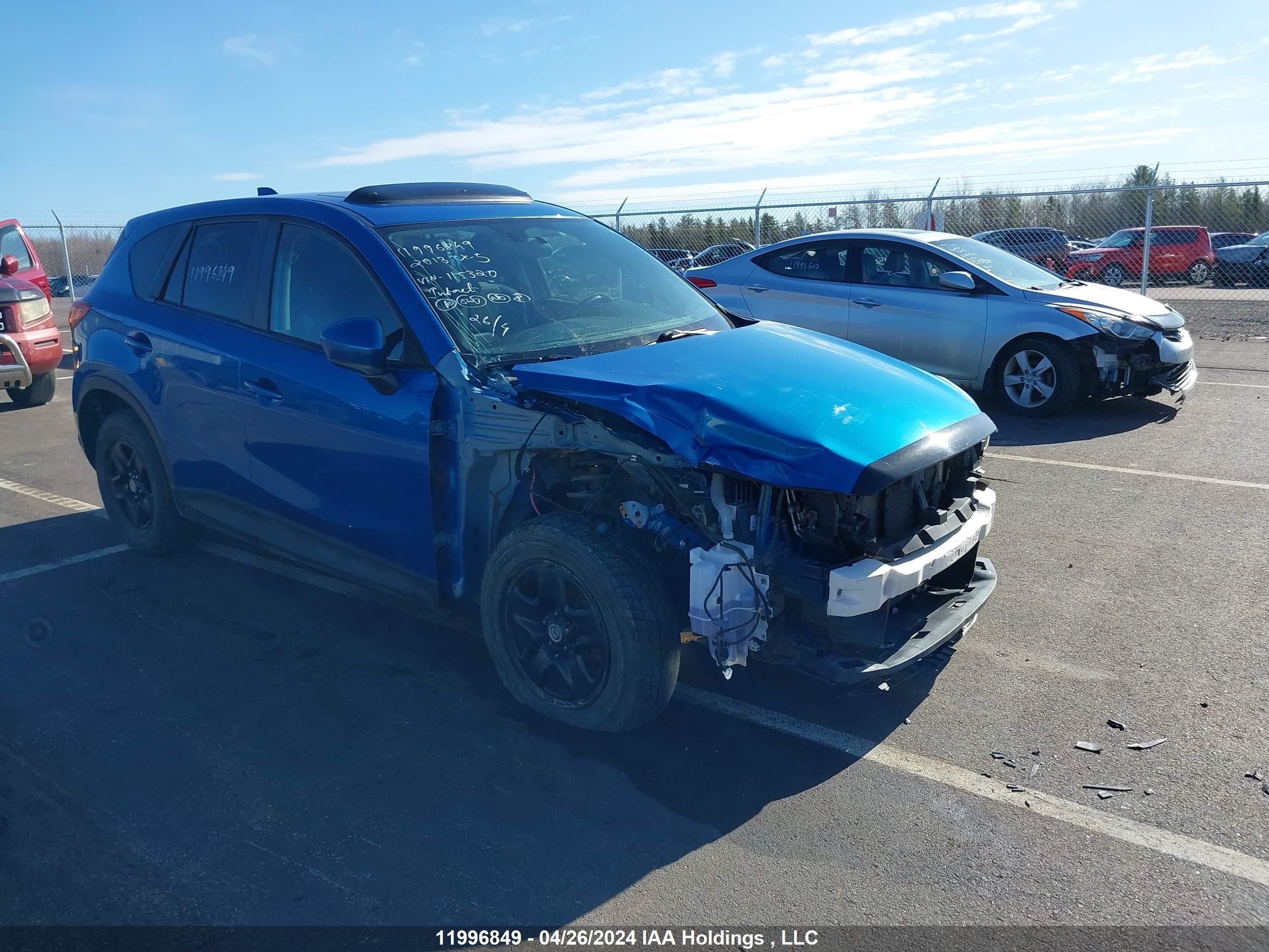 MAZDA CX-5 2013 jm3ke4ce2d0115320