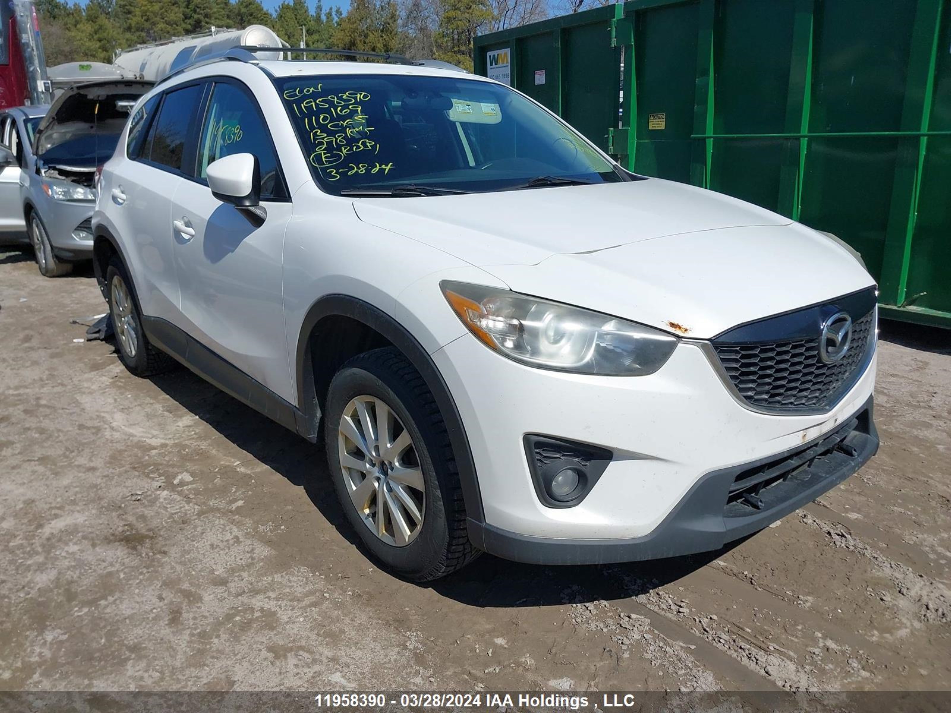 MAZDA CX-5 2013 jm3ke4cexd0110169