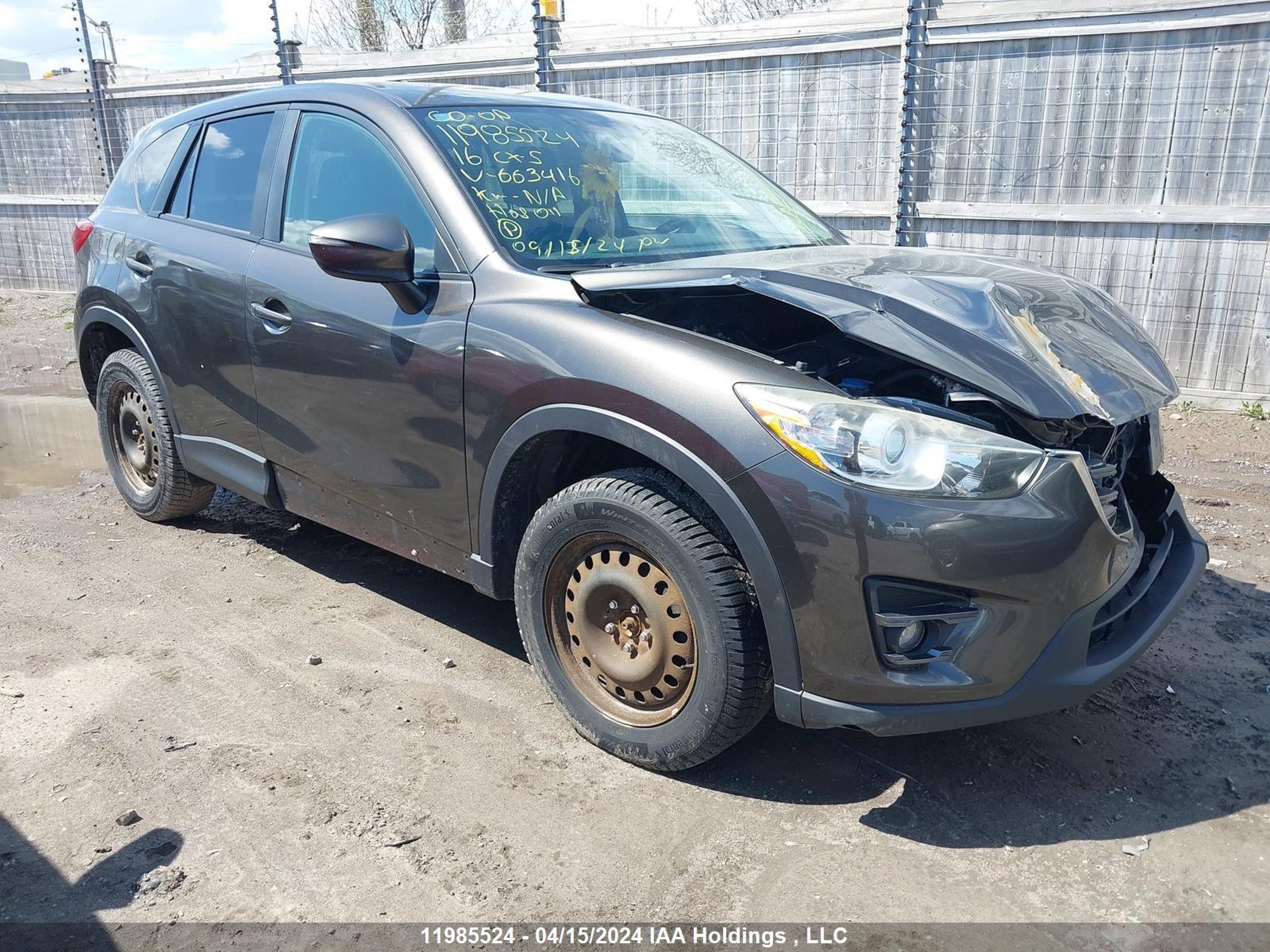 MAZDA CX-5 2016 jm3ke4cy6g0663416