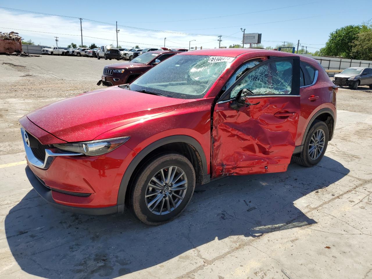 MAZDA CX-5 2017 jm3kfabl8h0109443