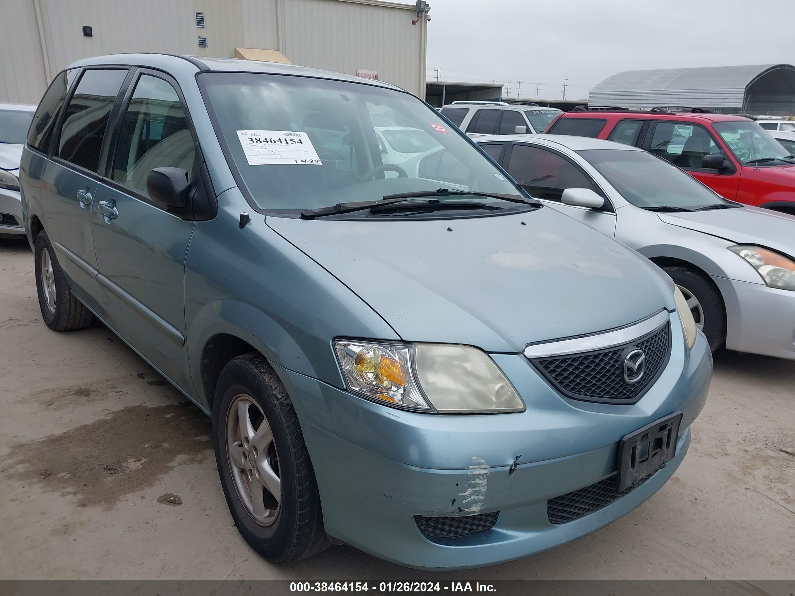 MAZDA MPV 2002 jm3lw28ax20334048