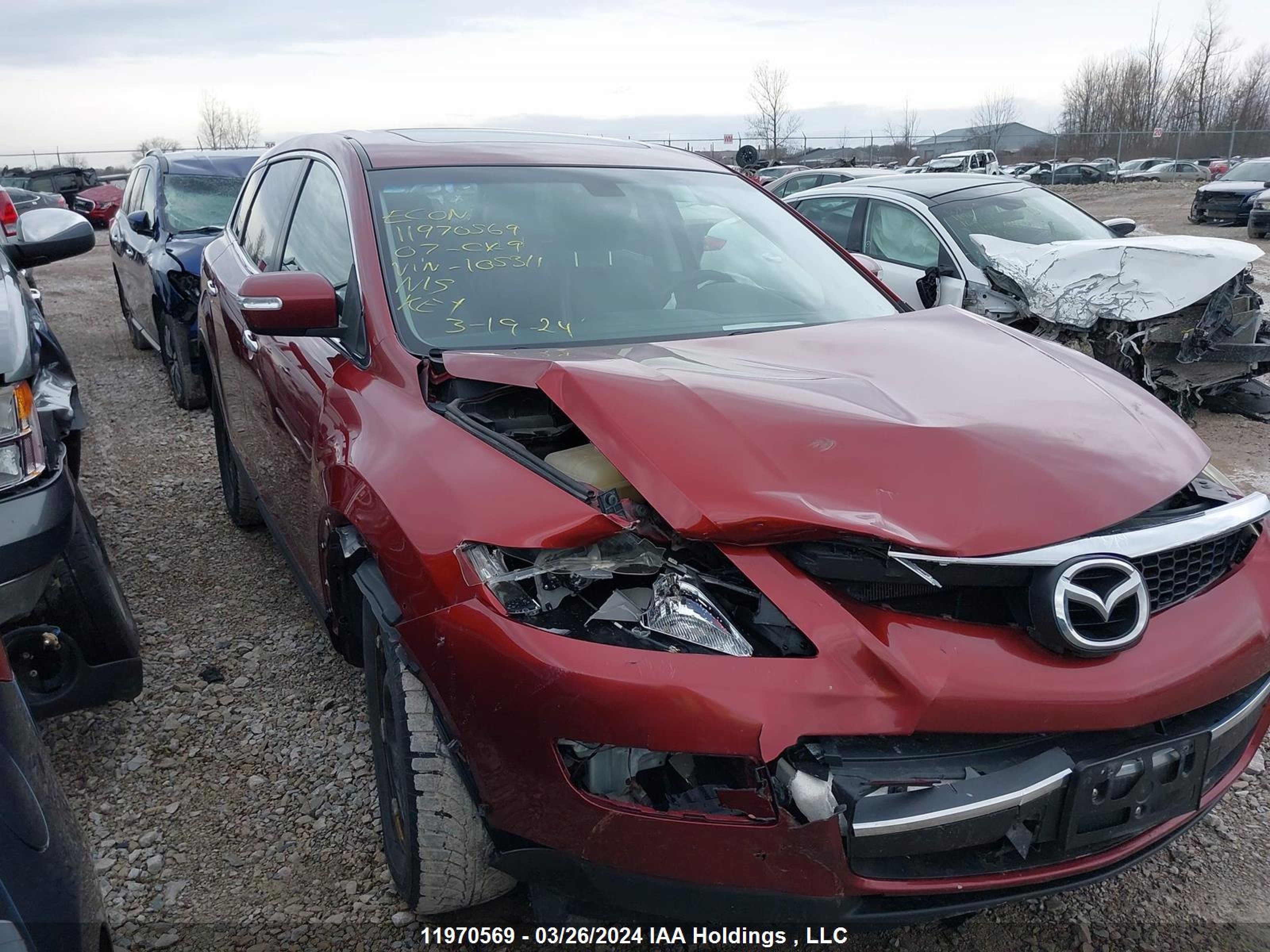 MAZDA CX-9 2007 jm3tb28y570105311