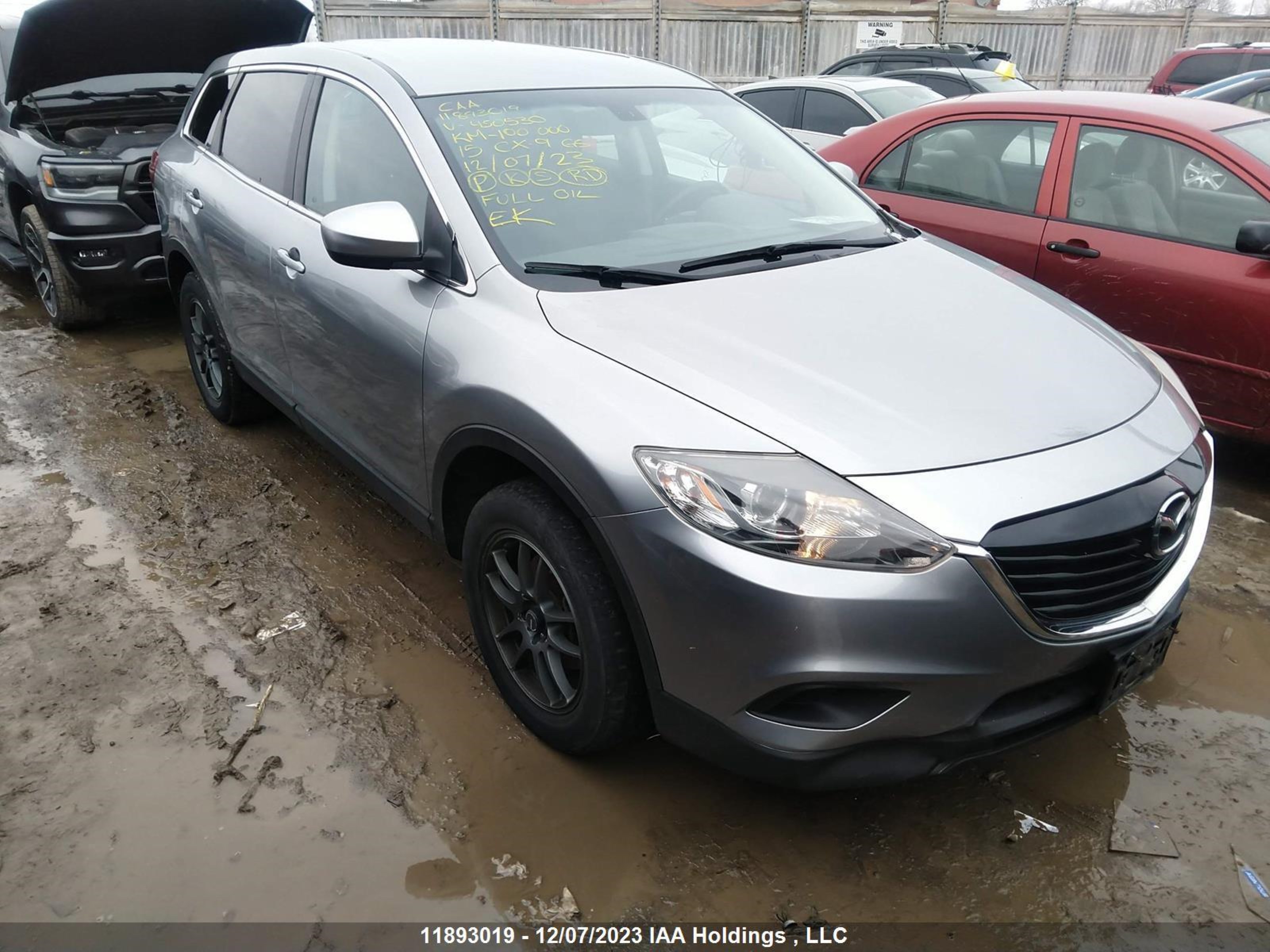 MAZDA CX-9 2015 jm3tb3ca1f0450530