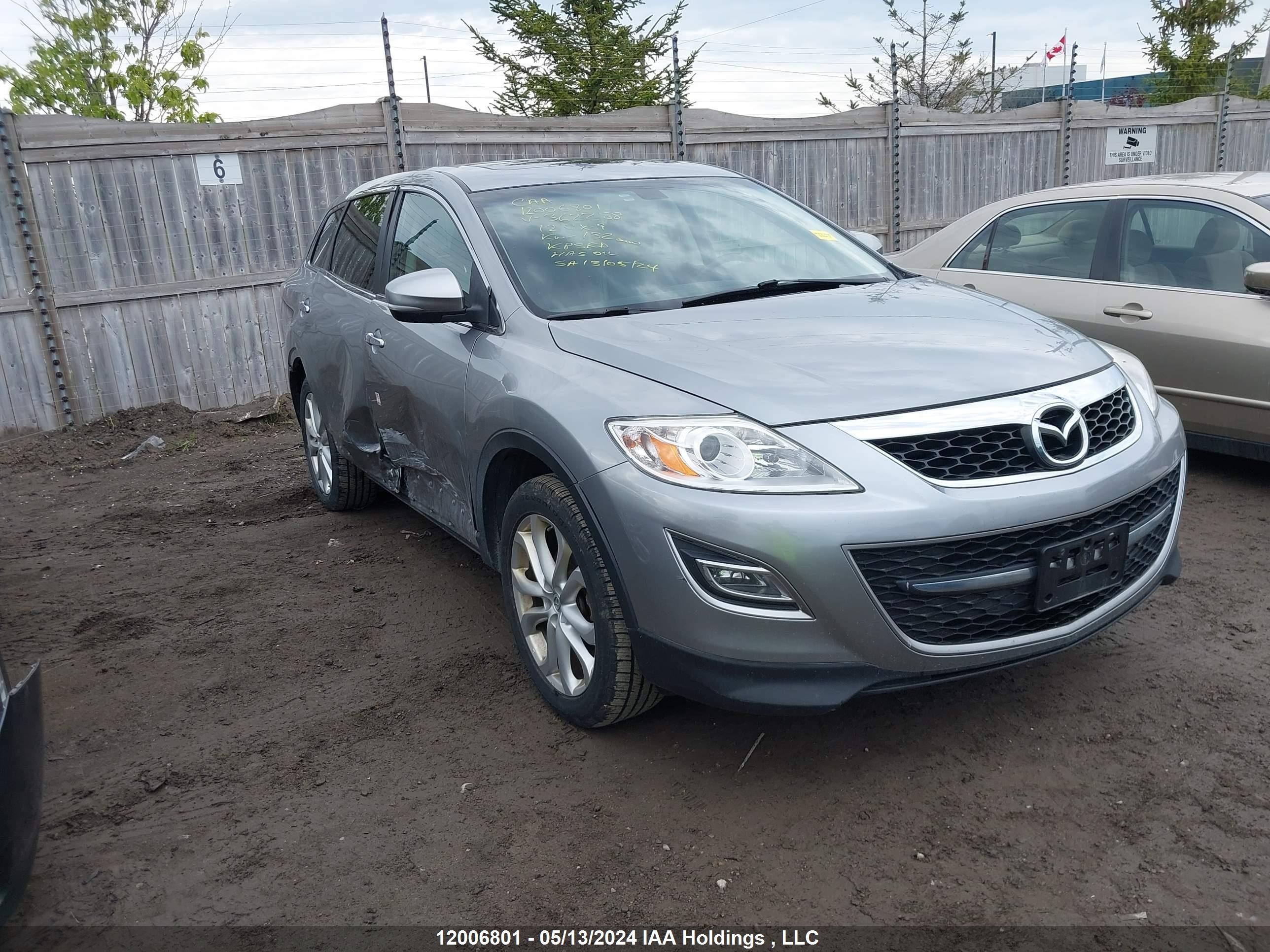 MAZDA CX-9 2012 jm3tb3da4c0362288