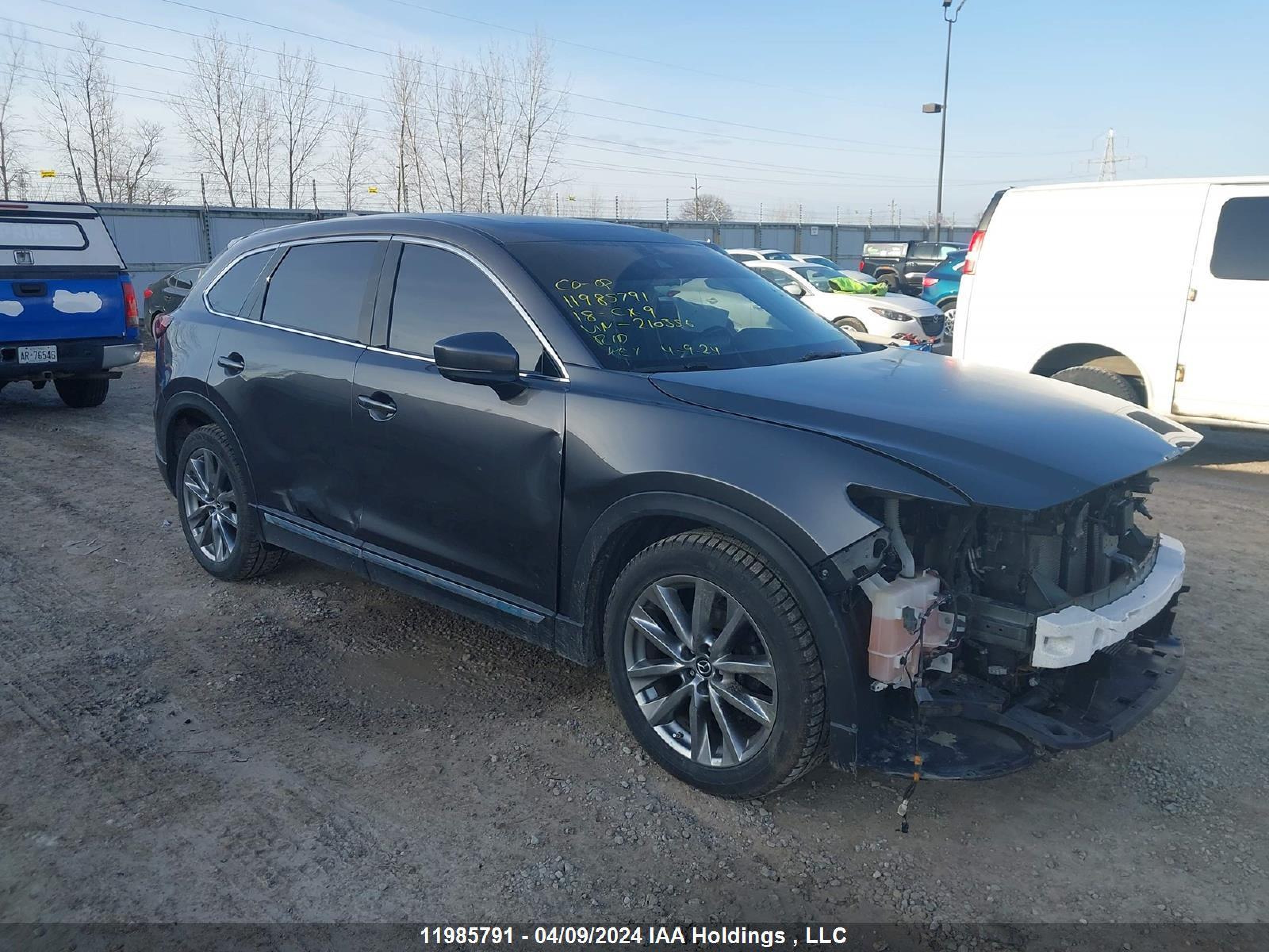 MAZDA CX-9 2018 jm3tcbdy1j0210356