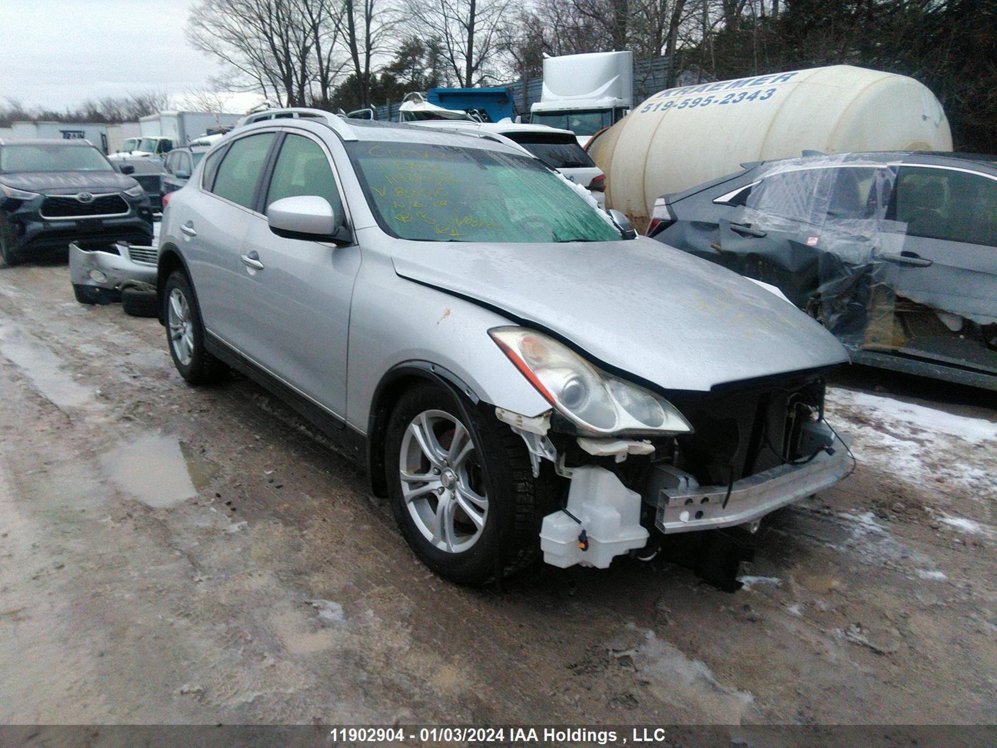 INFINITI EX 2011 jn1aj0hr2bm850540