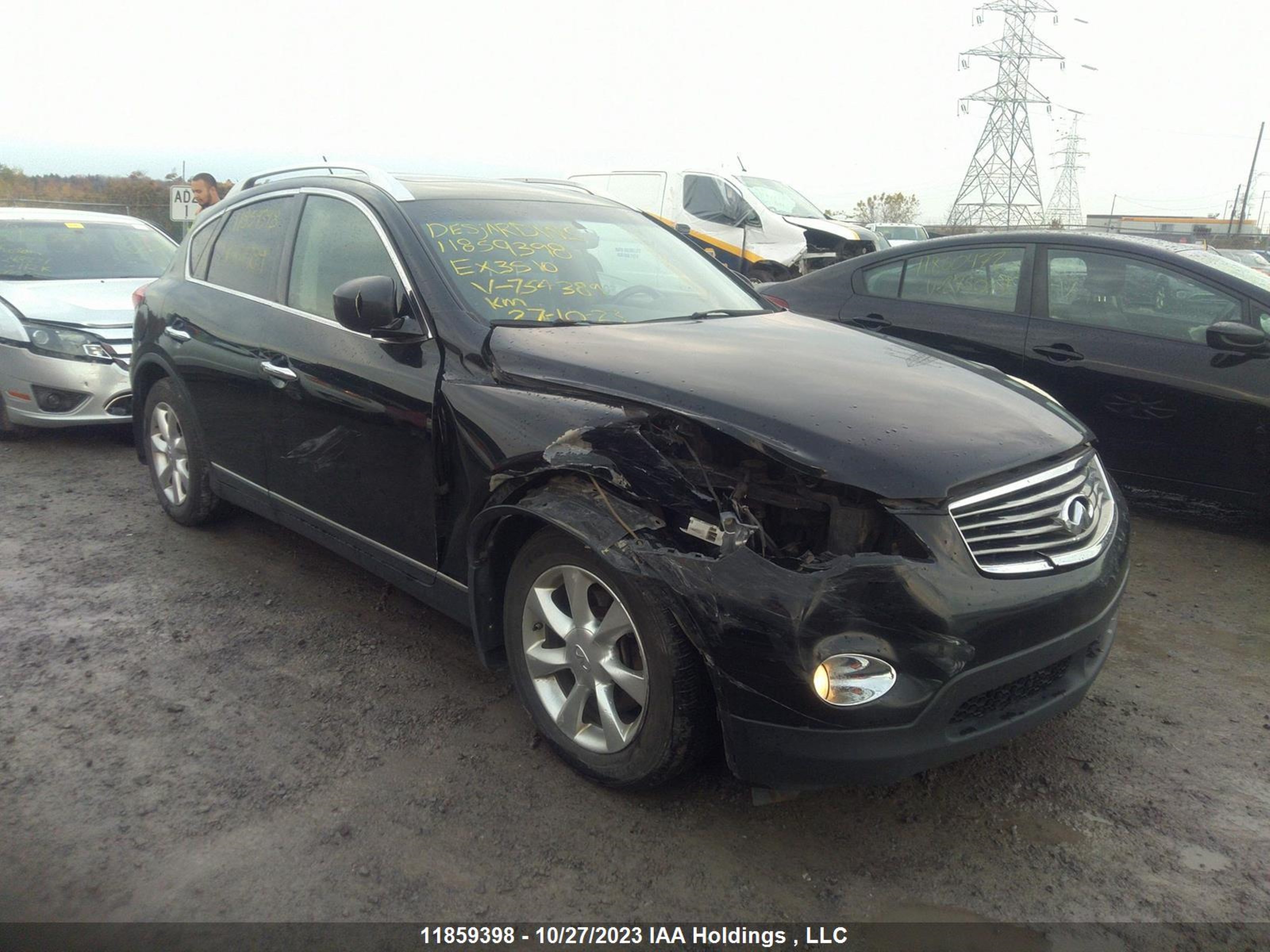 INFINITI EX 2010 jn1aj0hr6am754389