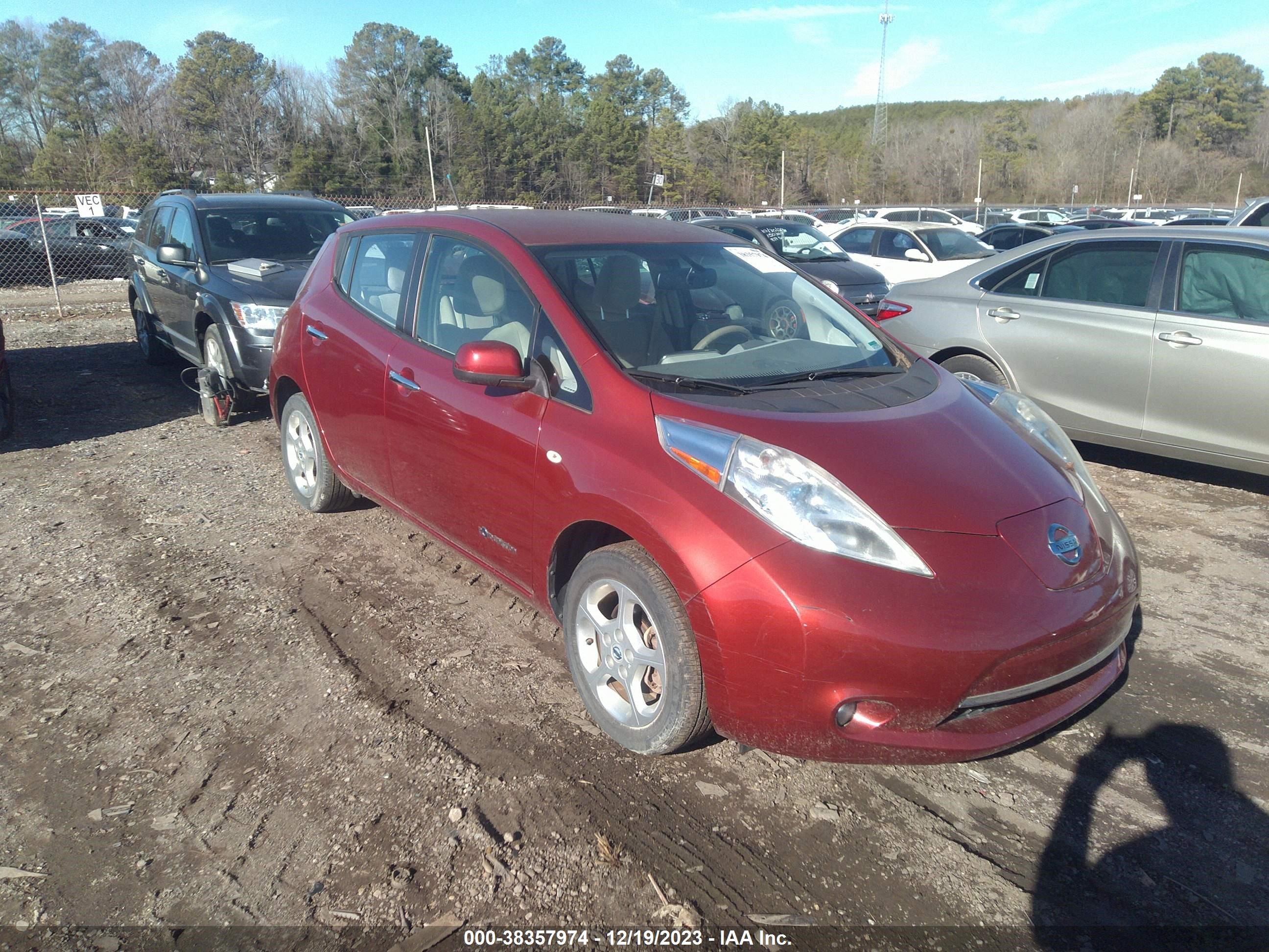 NISSAN LEAF 2012 jn1az0cp2ct016211