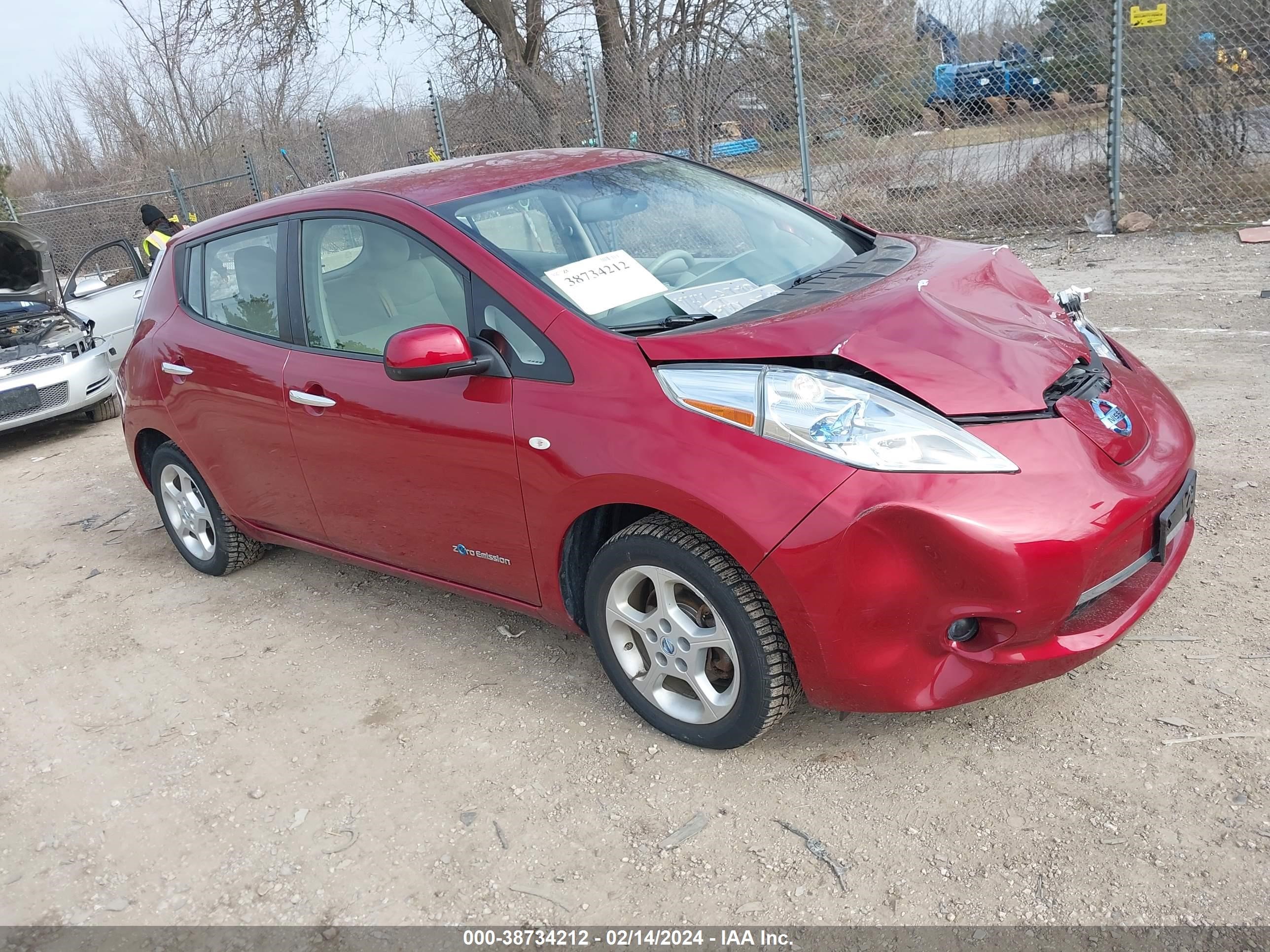 NISSAN LEAF 2012 jn1az0cp8ct020876