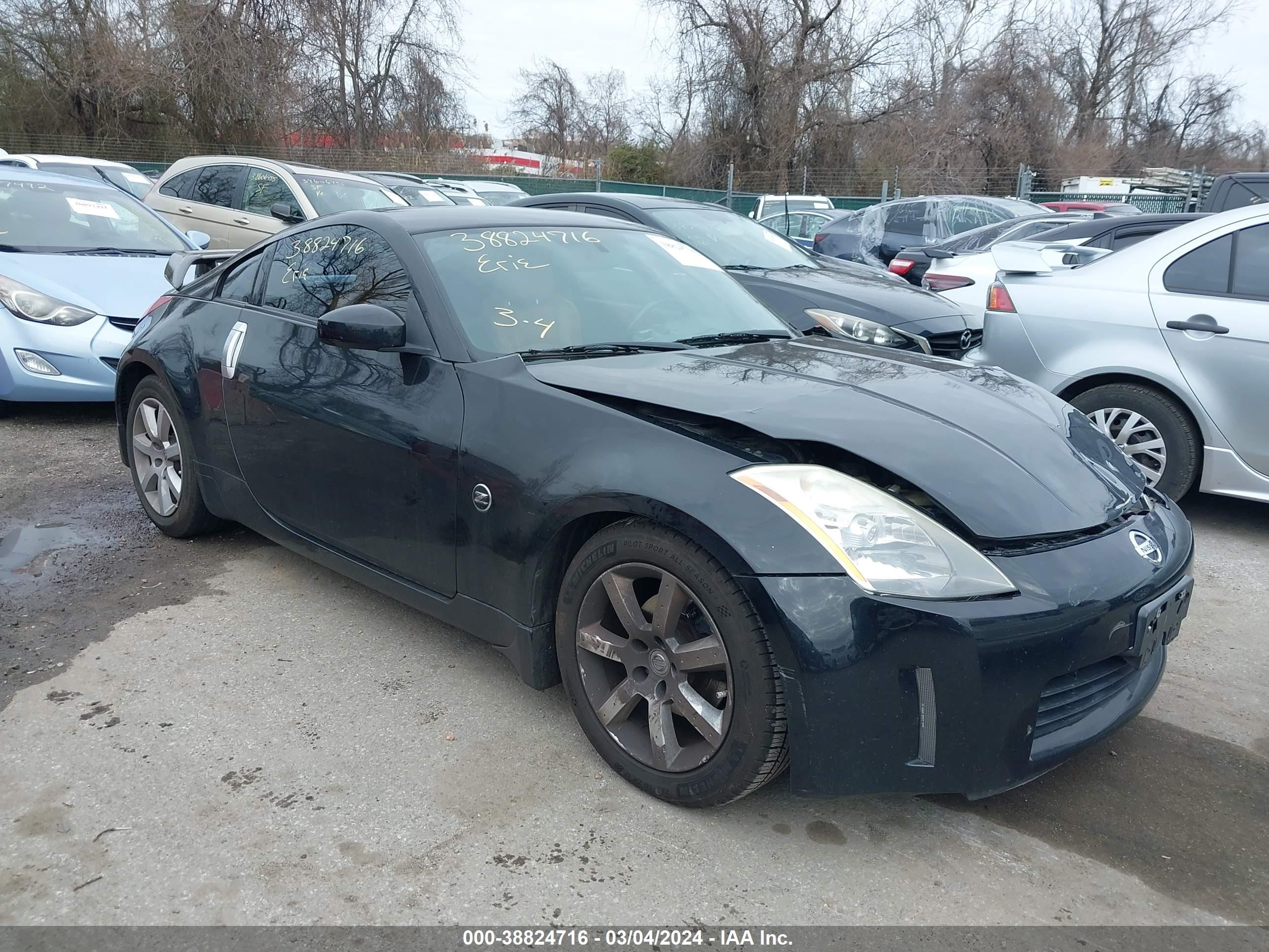 NISSAN 350Z 2005 jn1az34d05m603526