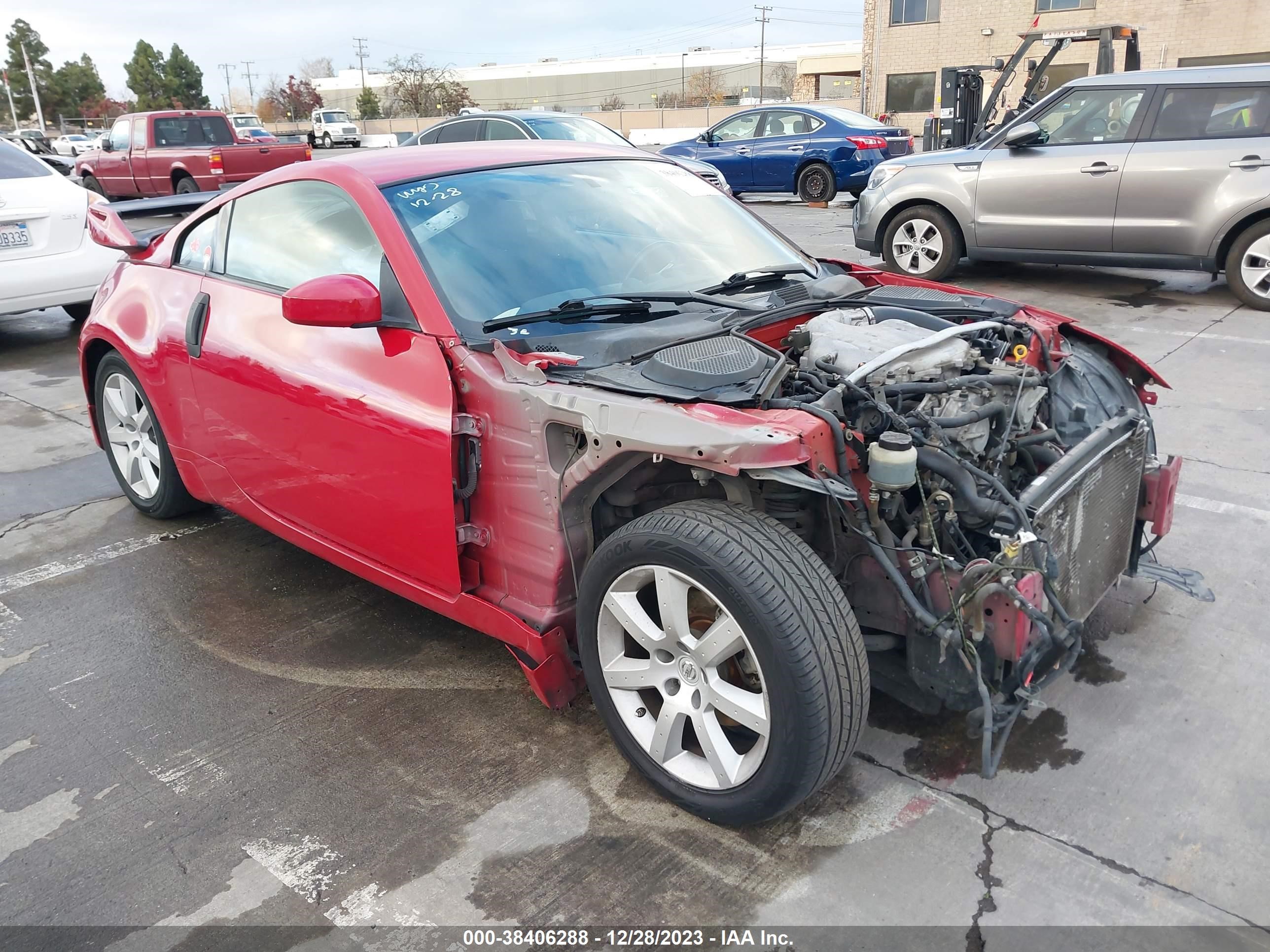 NISSAN 350Z 2005 jn1az34d45m609104