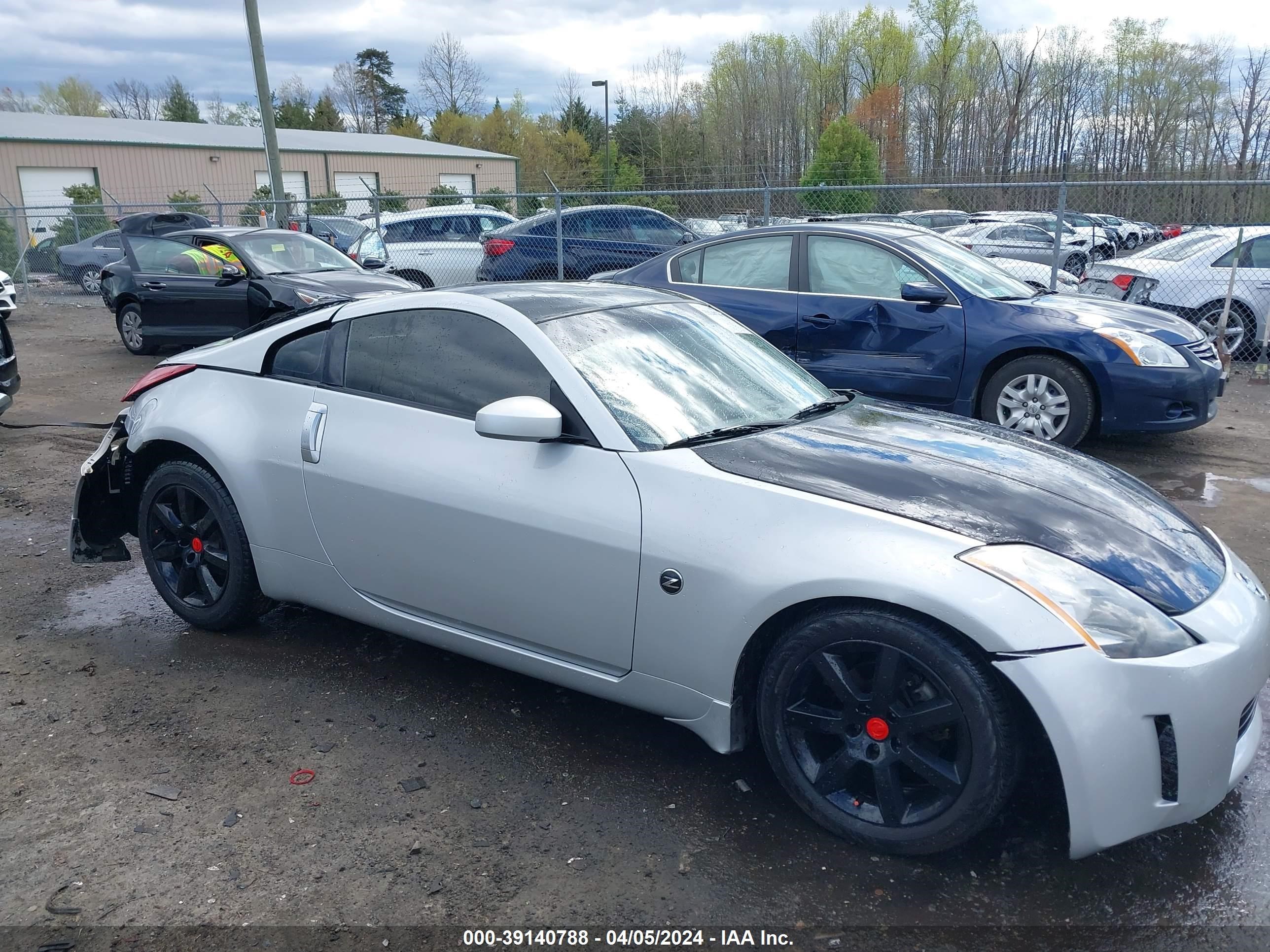 NISSAN 350Z 2003 jn1az34d73t114267