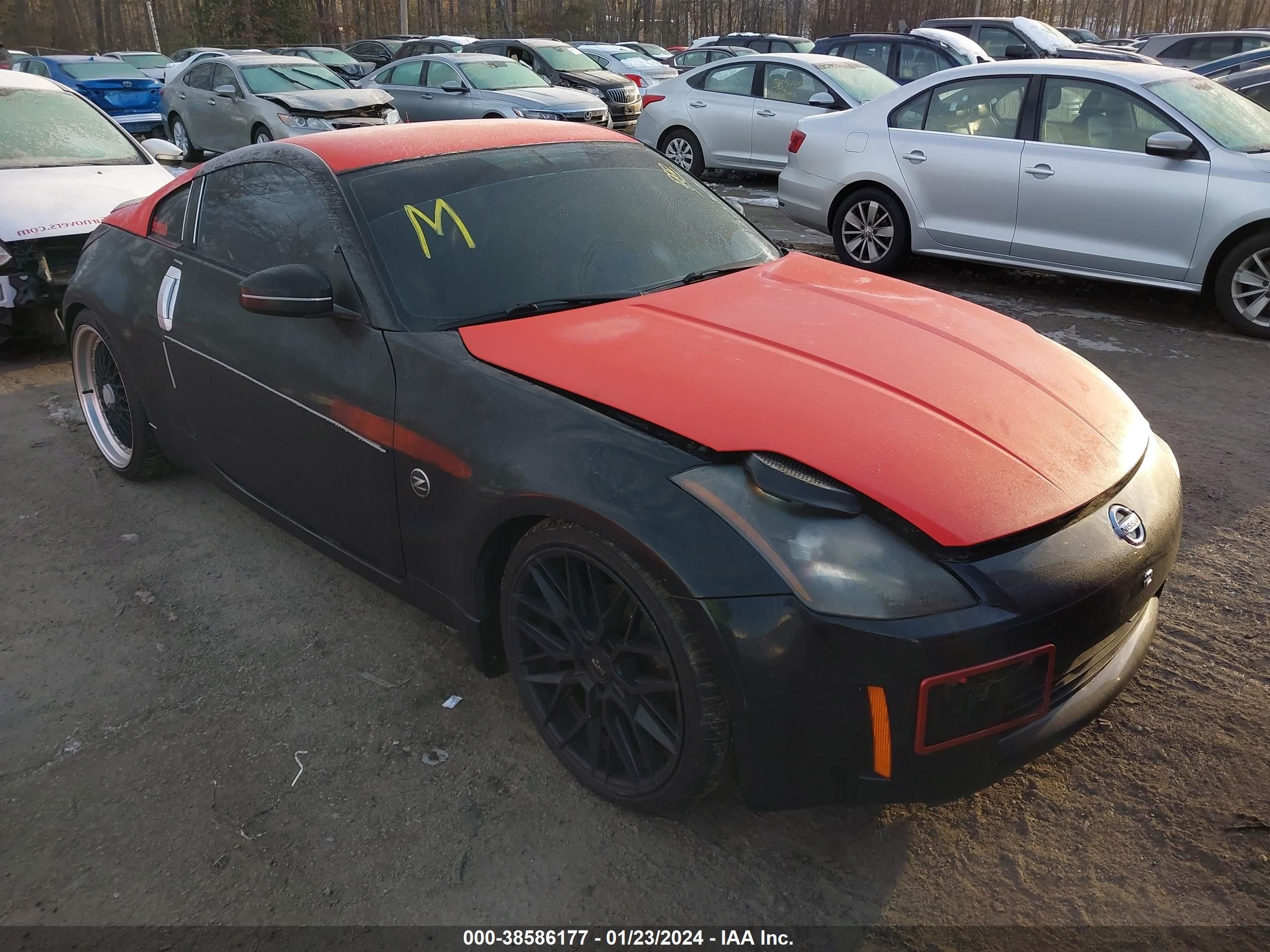 NISSAN 350Z 2003 jn1az34d93t105652