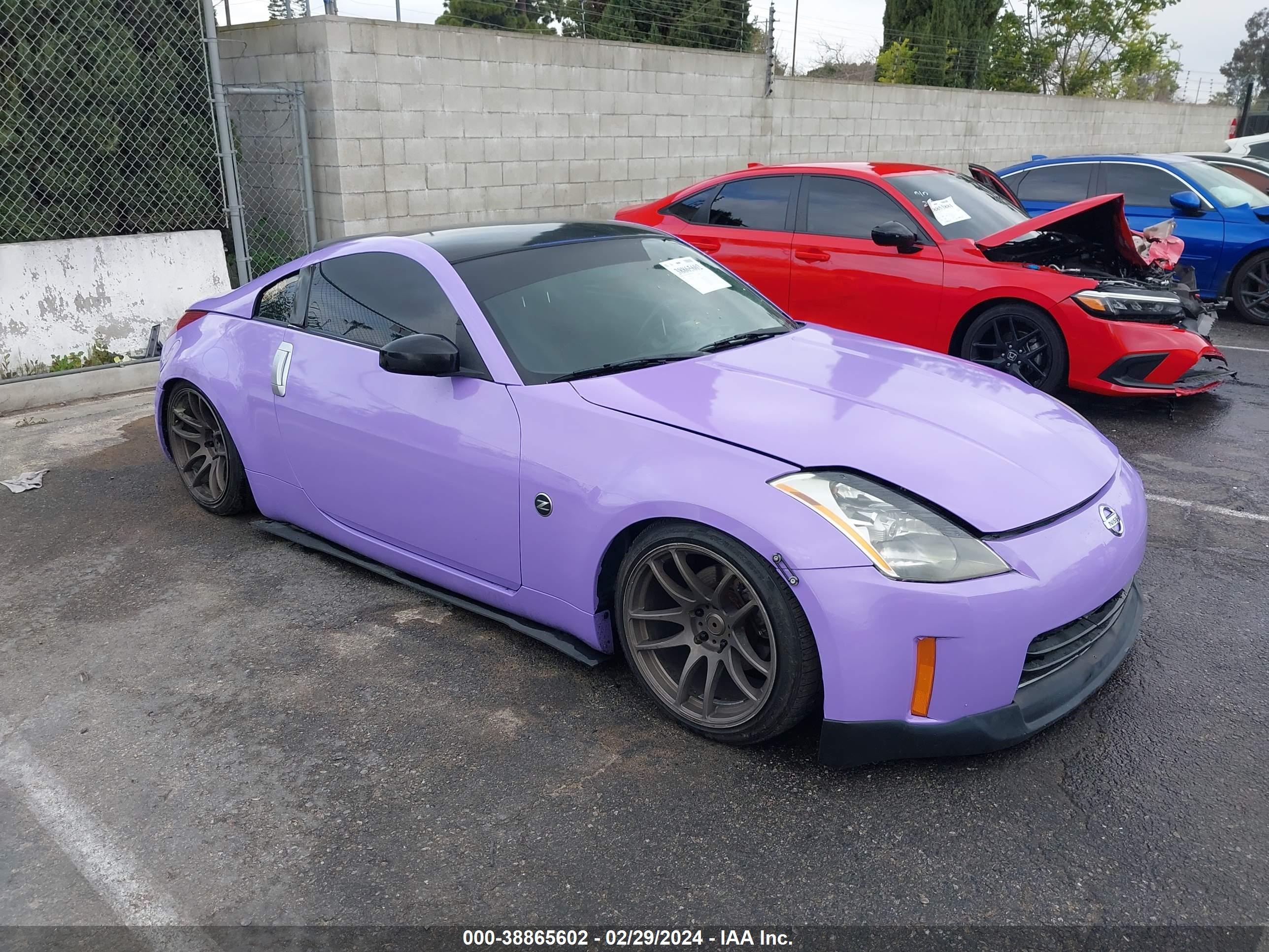 NISSAN 350Z 2005 jn1az34d95m602004