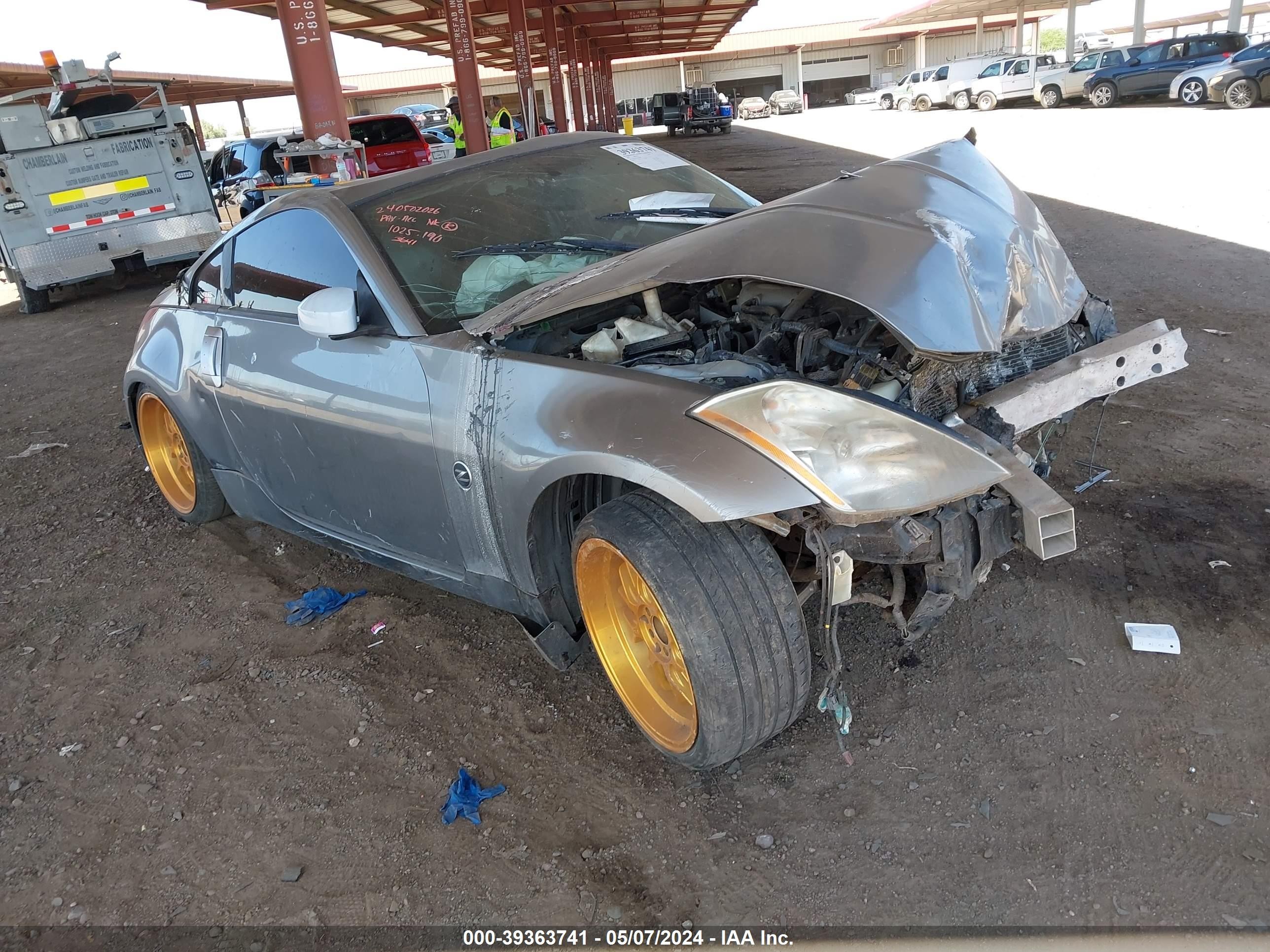 NISSAN 350Z 2003 jn1az34e33t013641