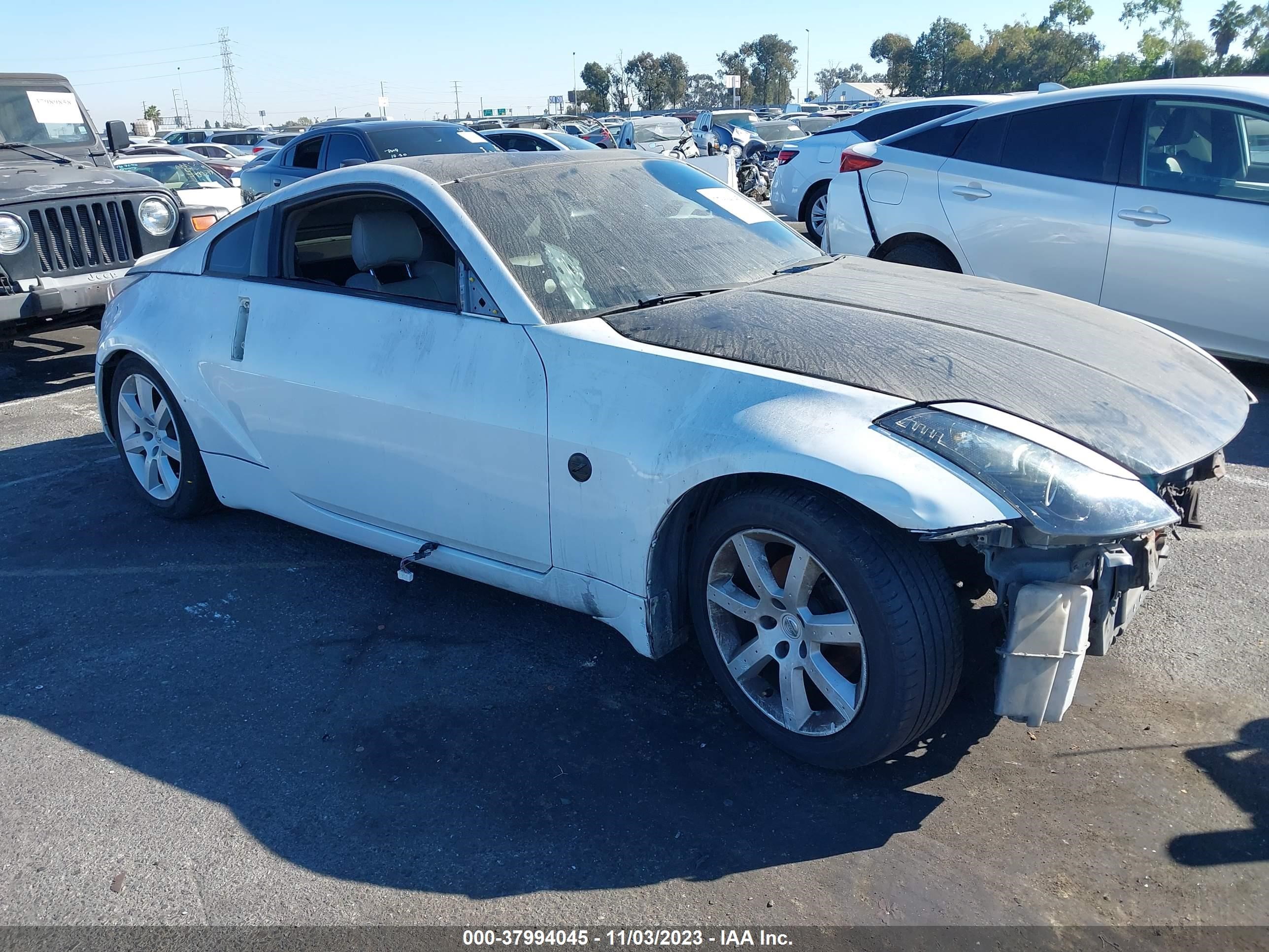 NISSAN 350Z 2003 jn1az34e43t013096