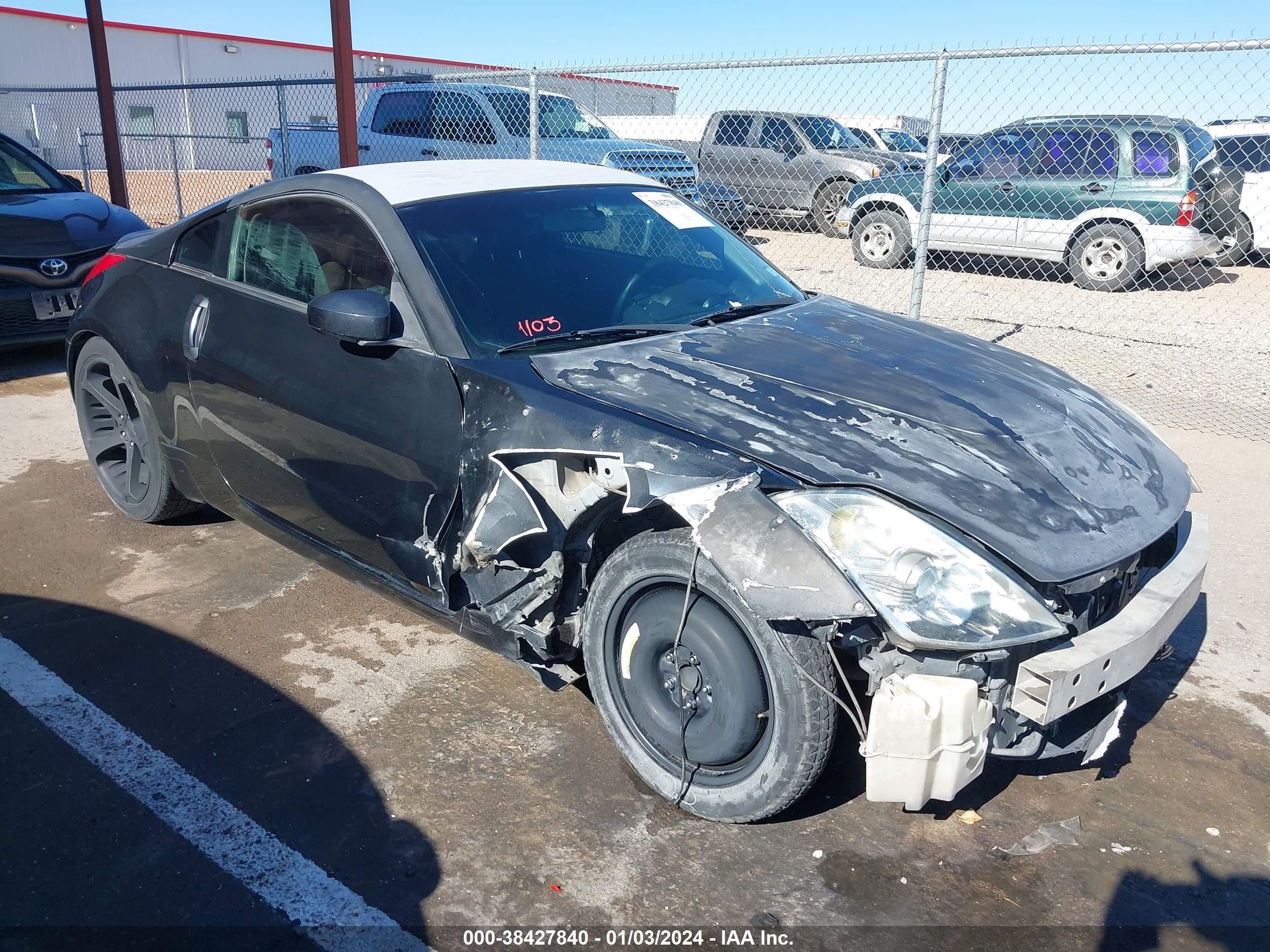 NISSAN 350Z 2008 jn1bz34d48m701659