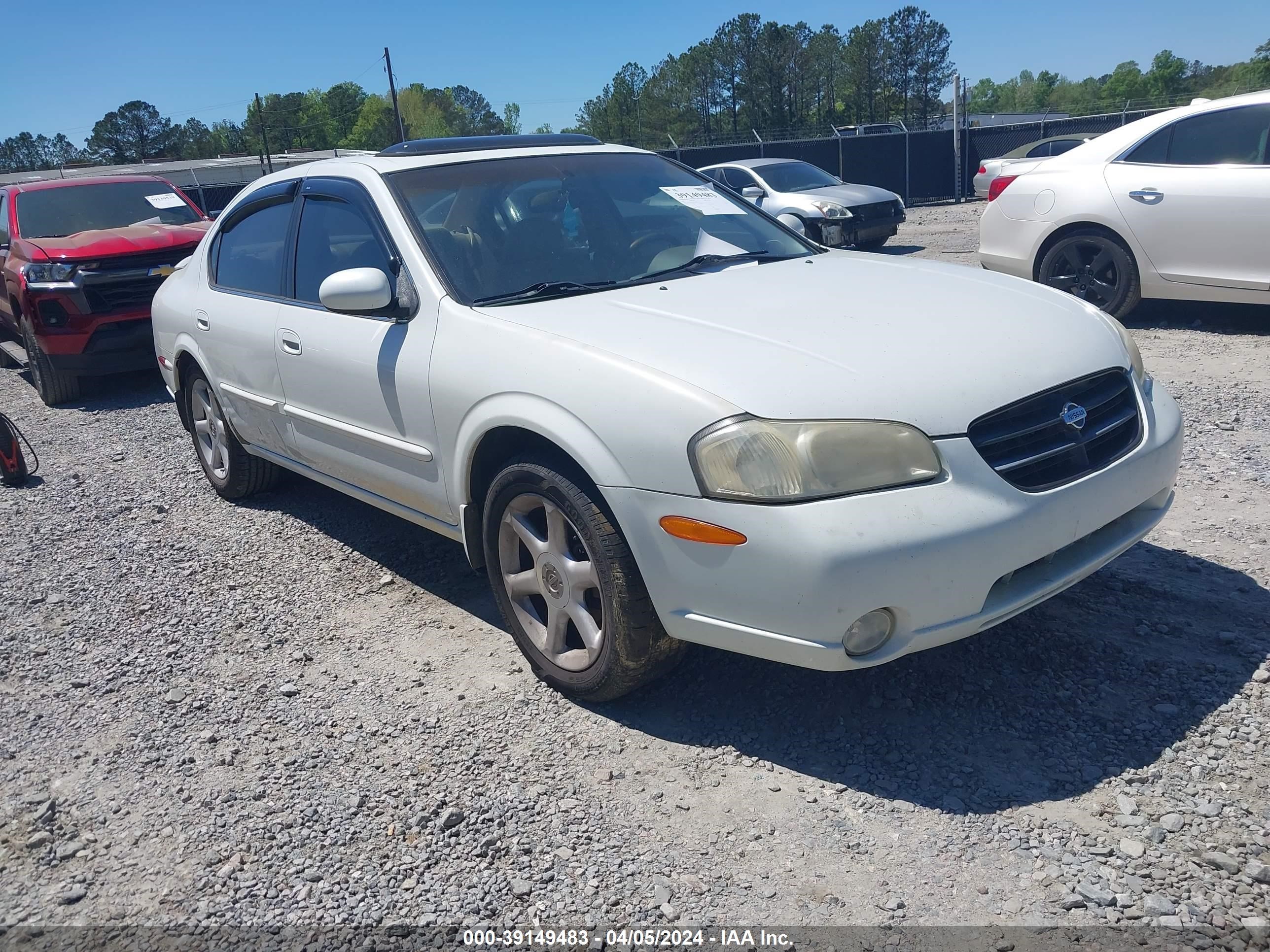 NISSAN MAXIMA 2001 jn1ca31d21t830205