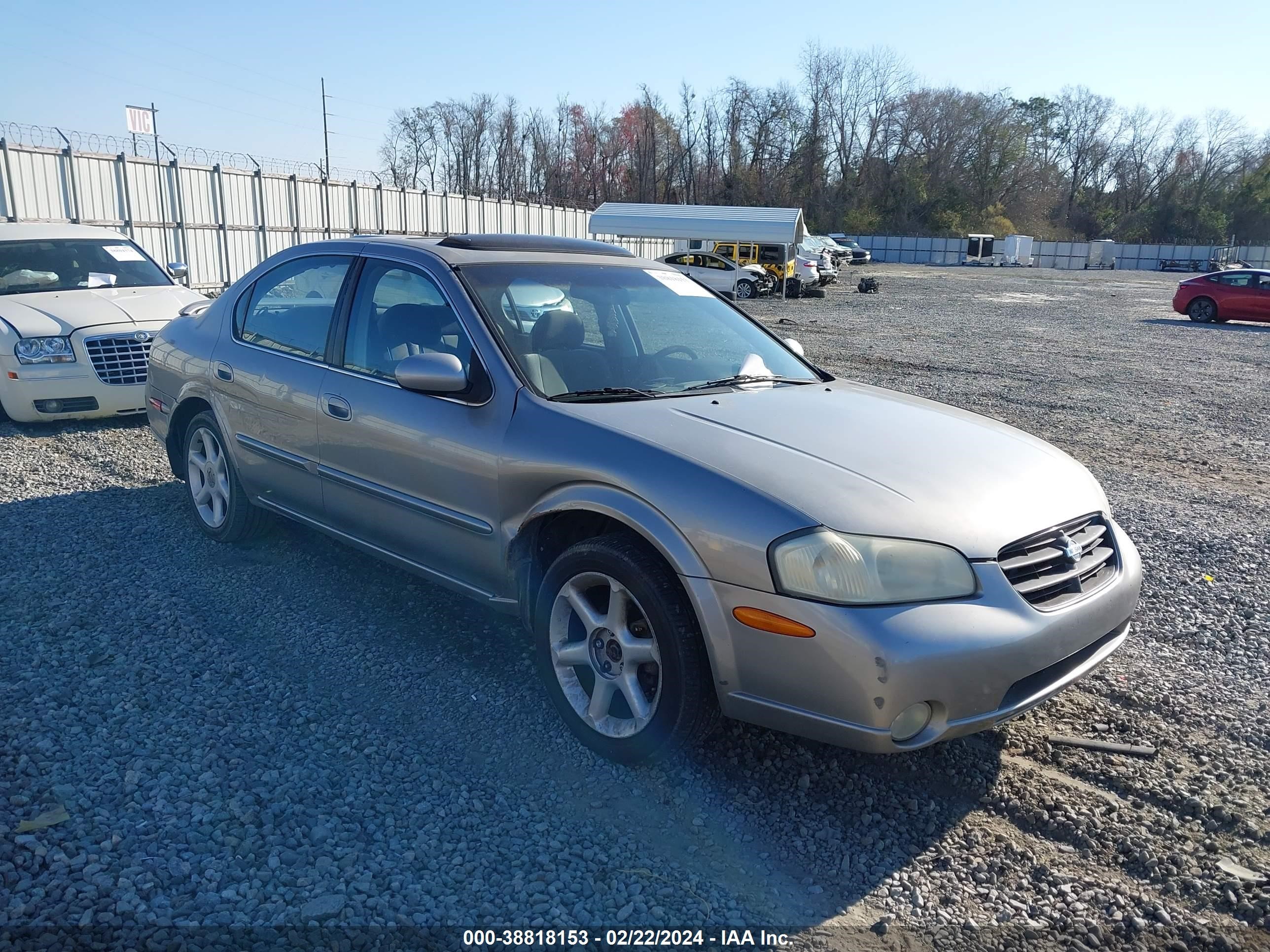 NISSAN MAXIMA 2001 jn1ca31d61t600716