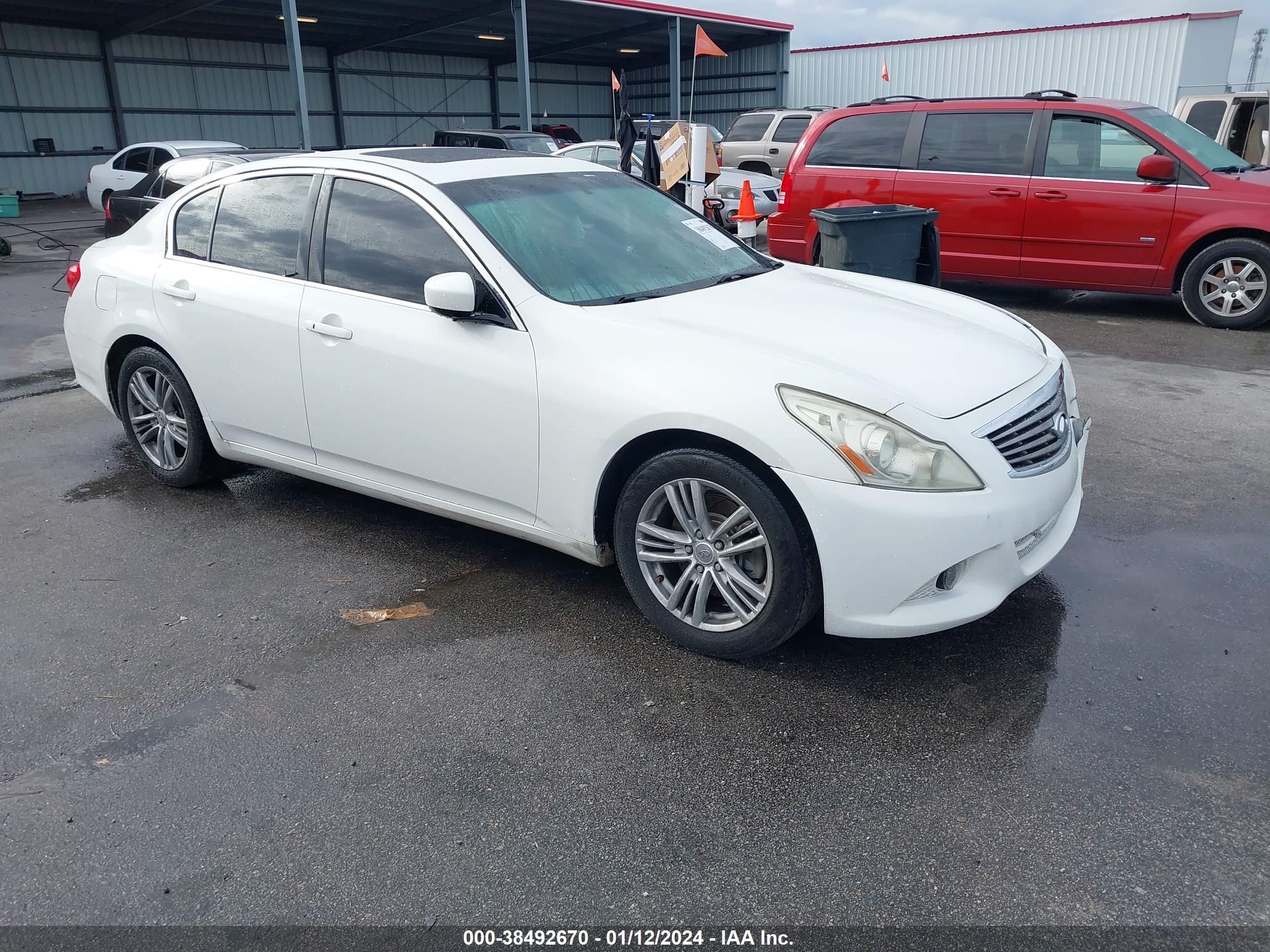 INFINITI G 2012 jn1cv6ap0cm623275