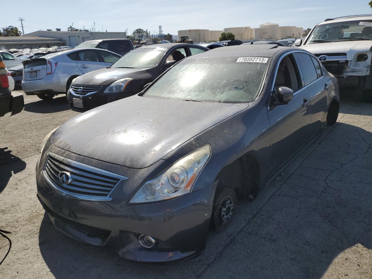 INFINITI G 2012 jn1cv6ap0cm628993