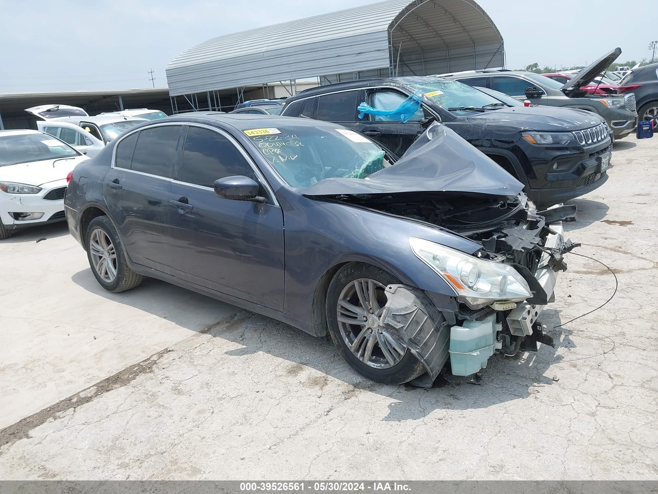 INFINITI G 2012 jn1cv6ap3cm931962