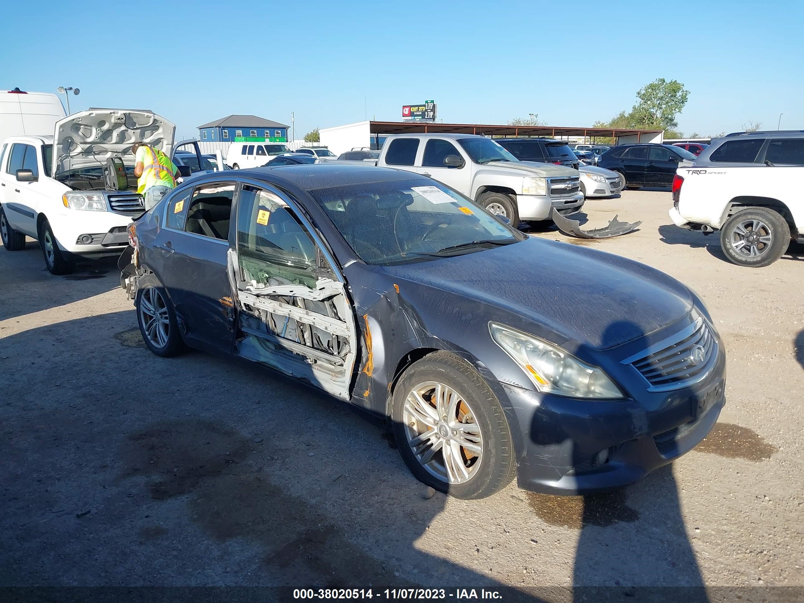 INFINITI G 2012 jn1cv6ap4cm620511