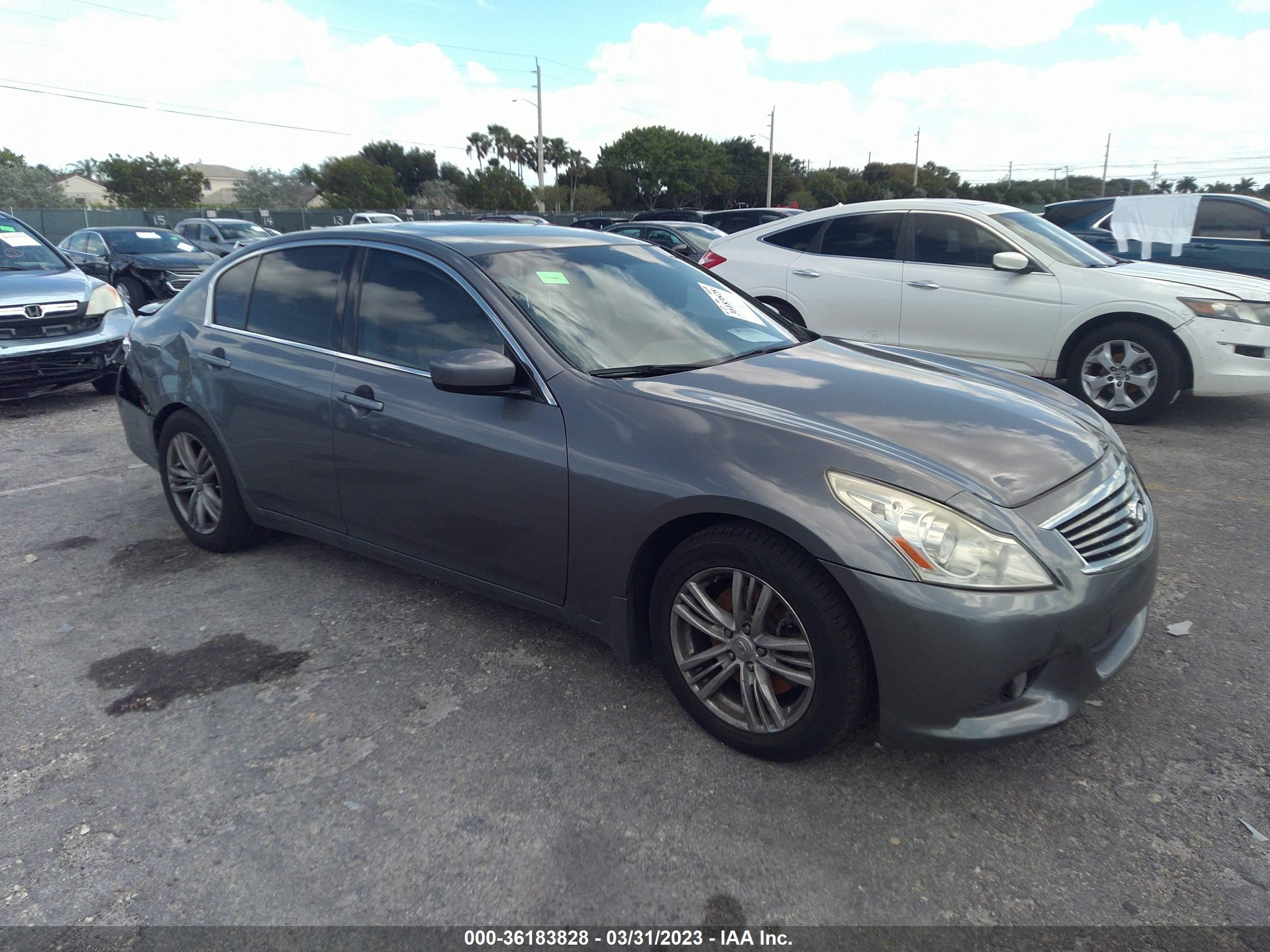 INFINITI G 2012 jn1cv6ap4cm625871