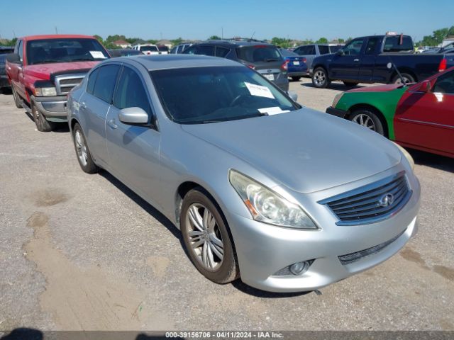 INFINITI G37 2012 jn1cv6ap4cm930609