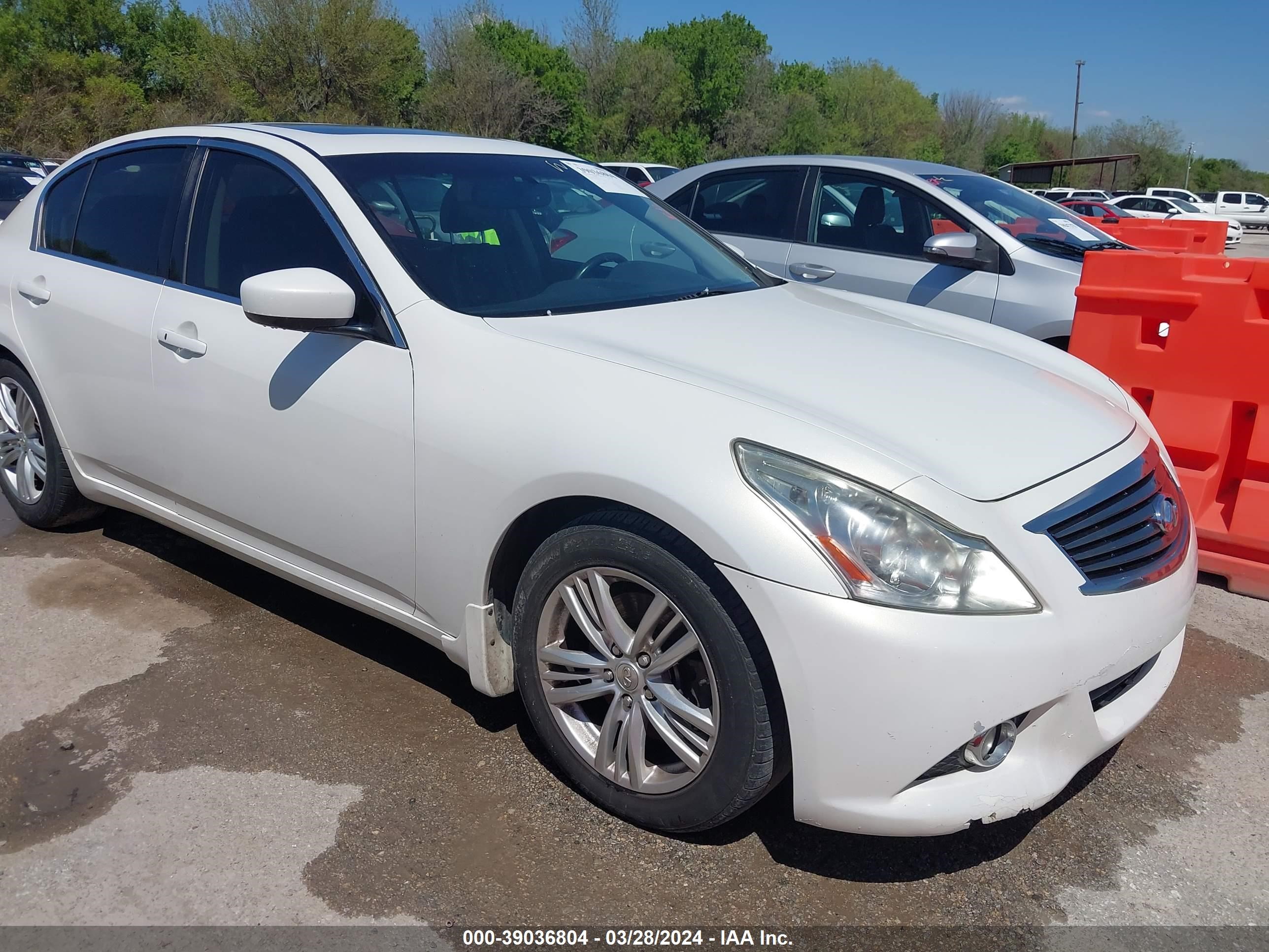 INFINITI G 2013 jn1cv6ap6dm724693