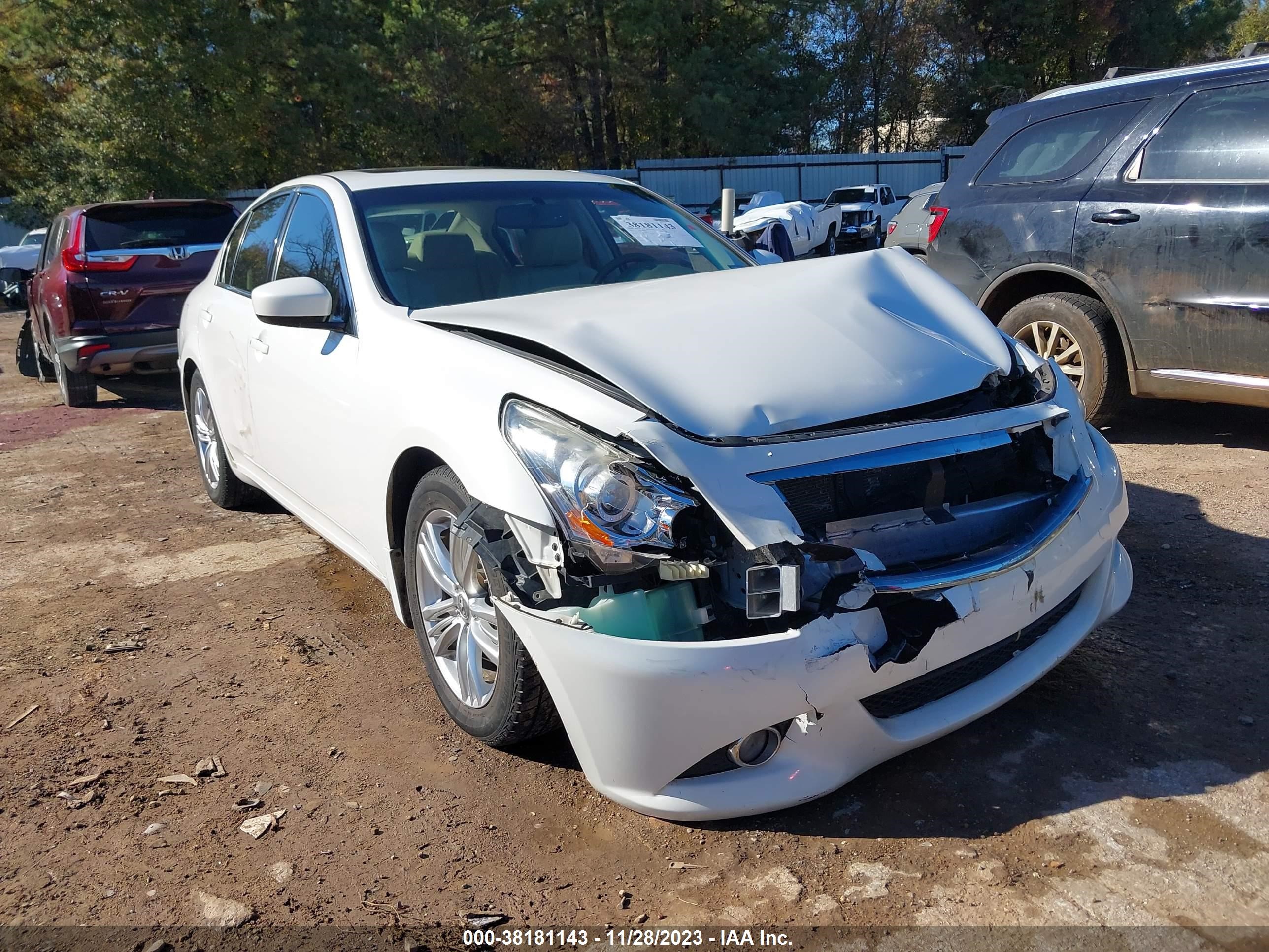 INFINITI G 2013 jn1cv6ap7dm710107