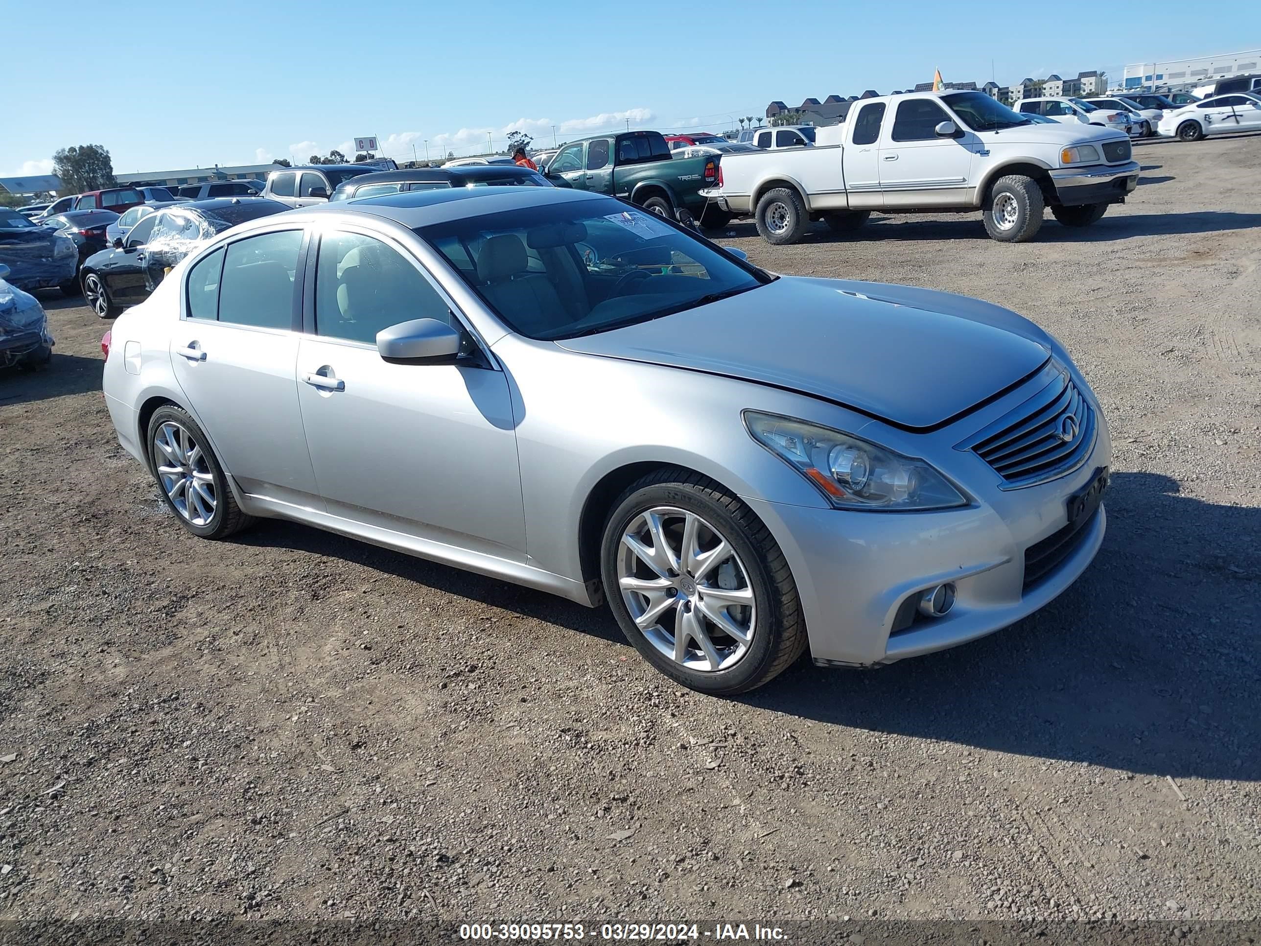 INFINITI G 2011 jn1cv6ap9bm301006