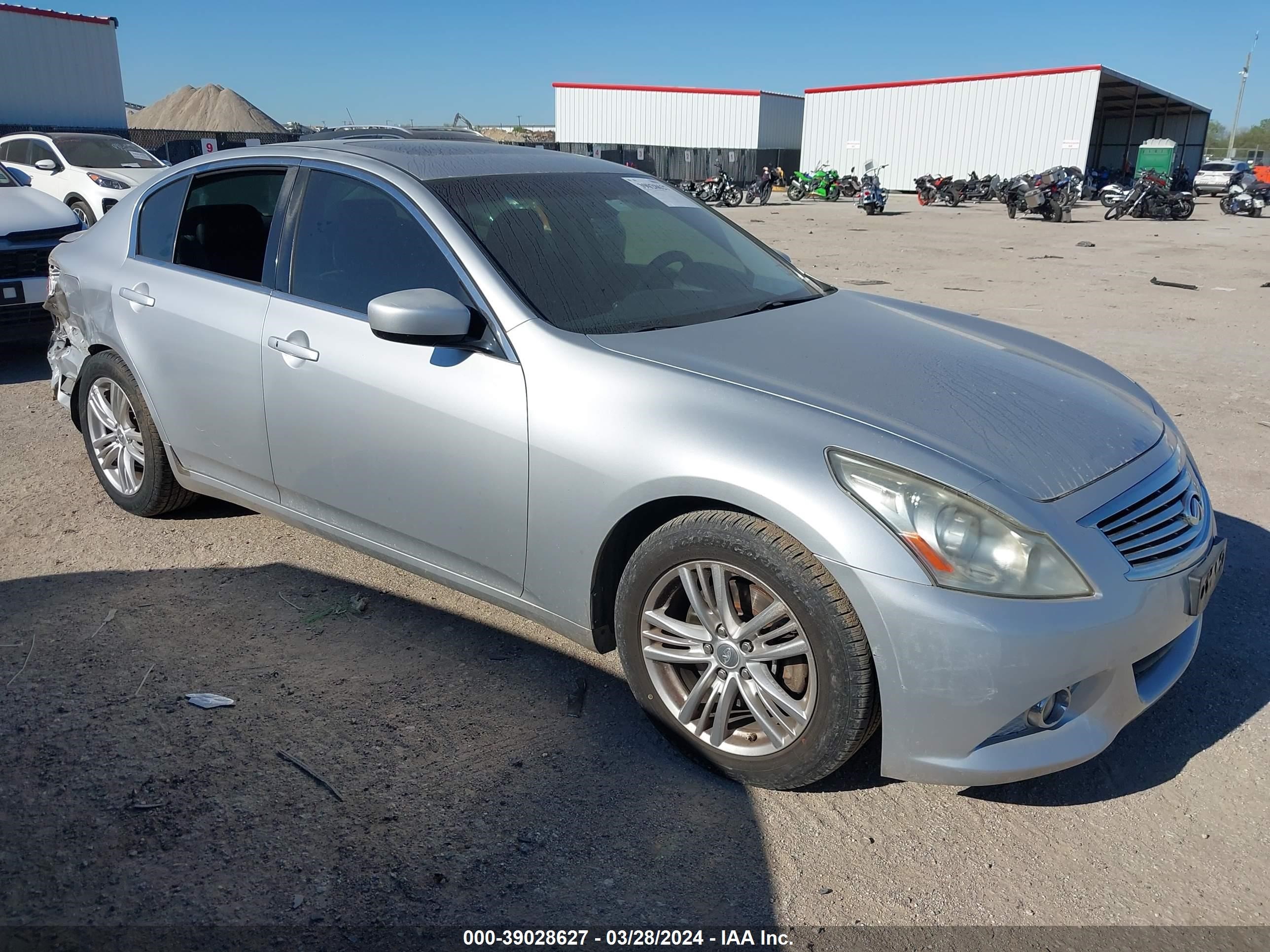 INFINITI G 2012 jn1cv6ap9cm934042