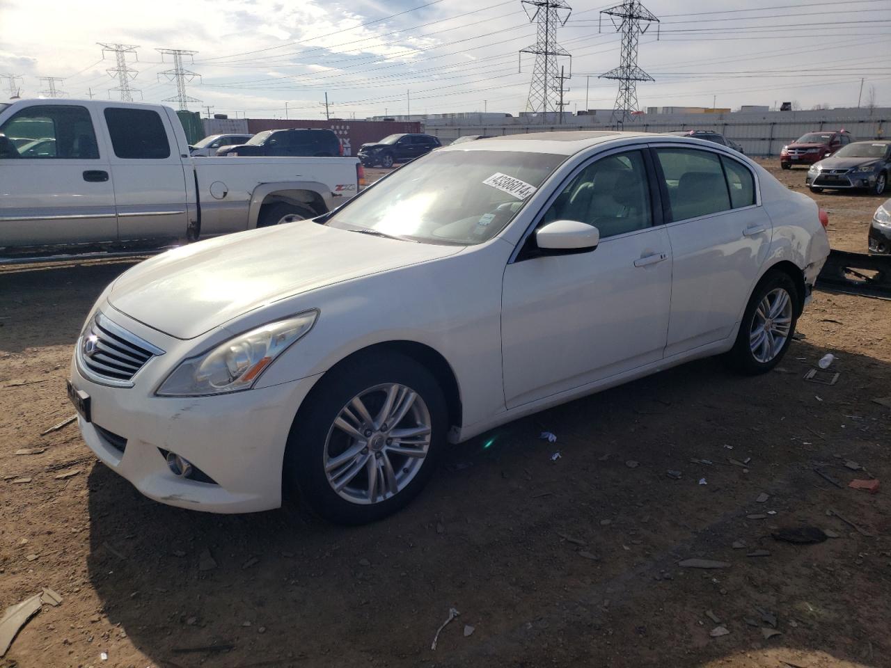 INFINITI G 2011 jn1cv6ar4bm353516