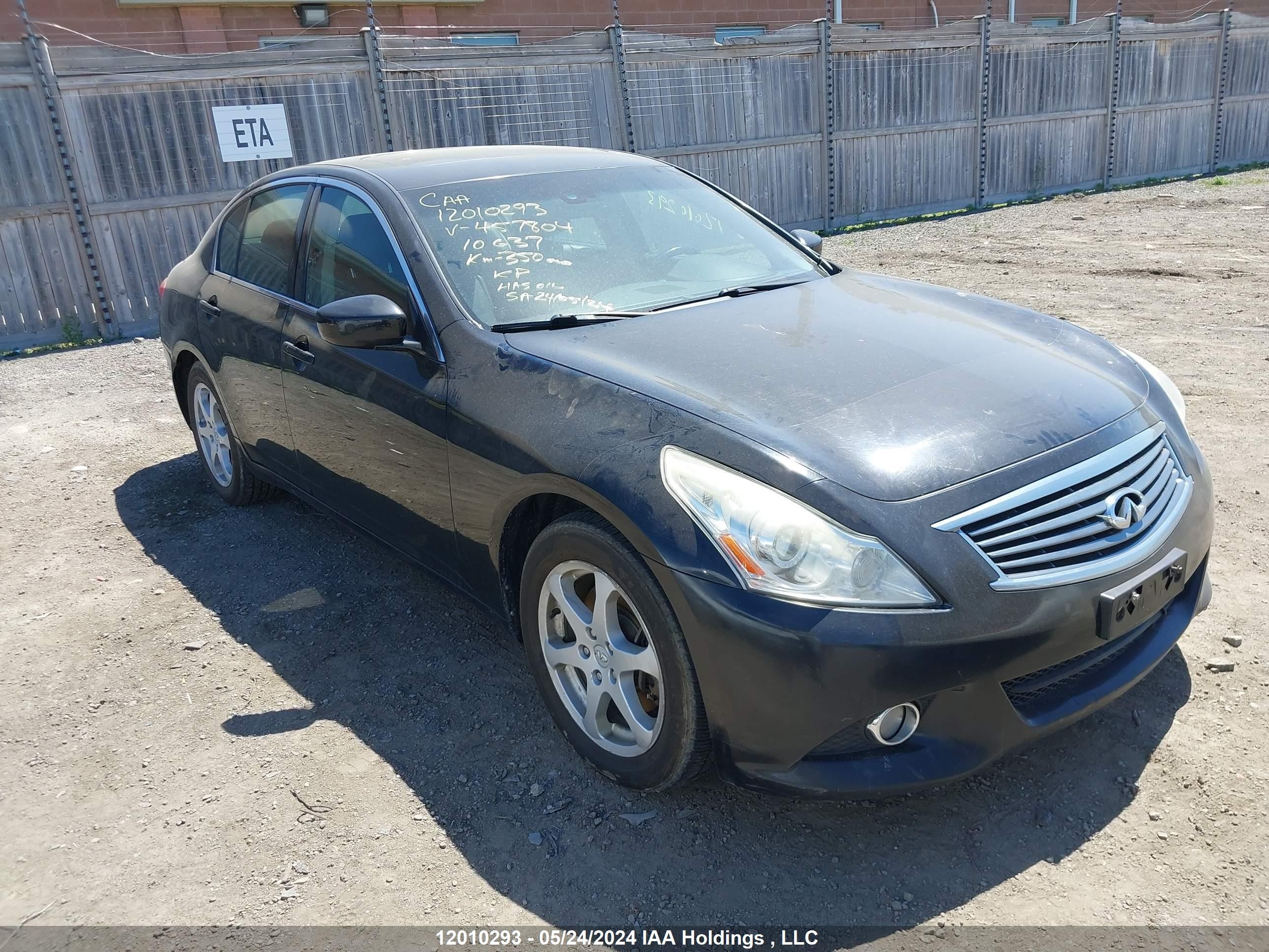 INFINITI G 2010 jn1cv6ar5am457804