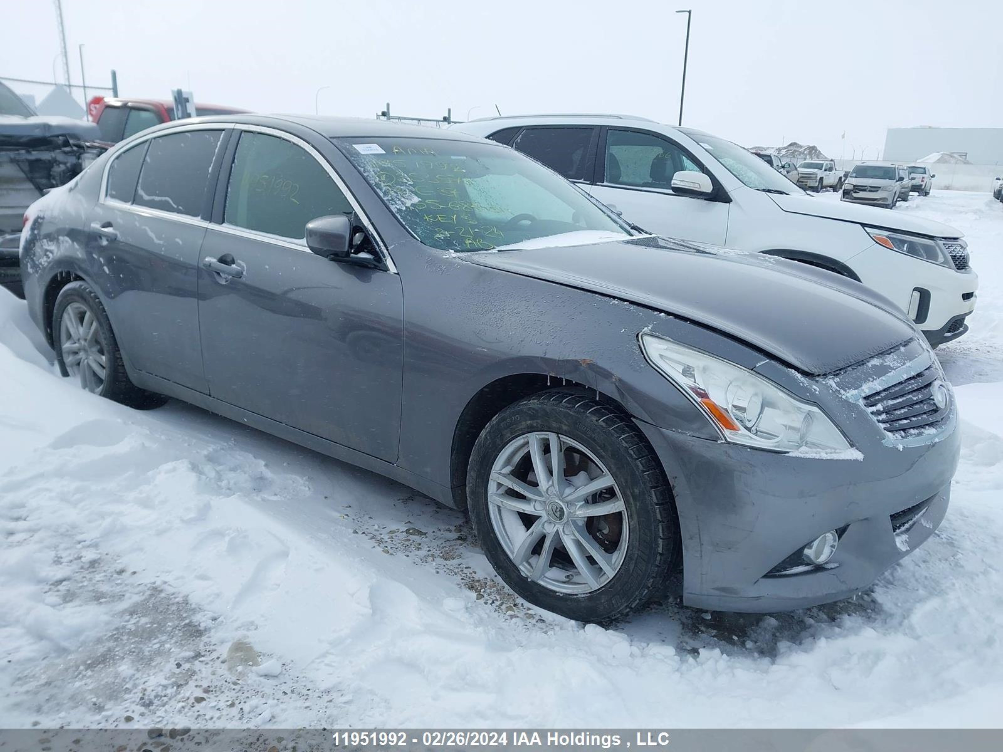 INFINITI G 2013 jn1cv6ar8dm353974