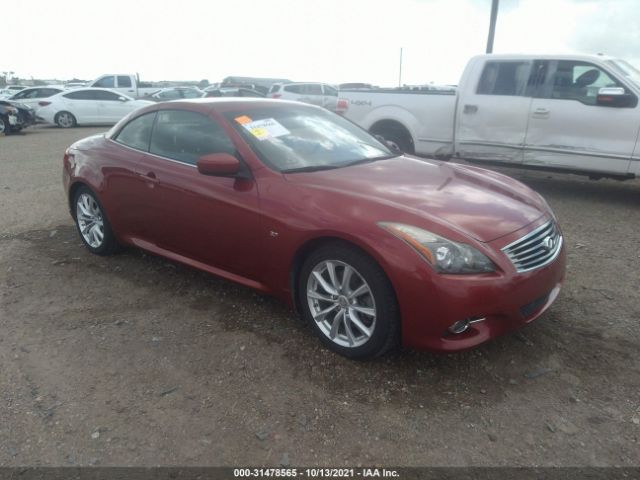 INFINITI Q60 CONVERTIBLE 2014 jn1cv6fe1em901238