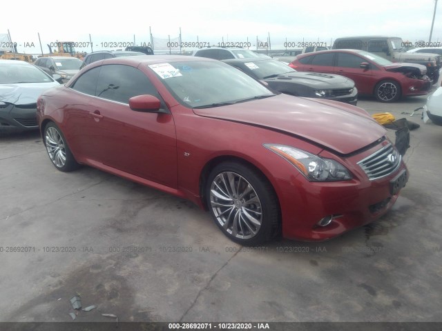 INFINITI Q60 CONVERTIBLE 2014 jn1cv6fexem901240