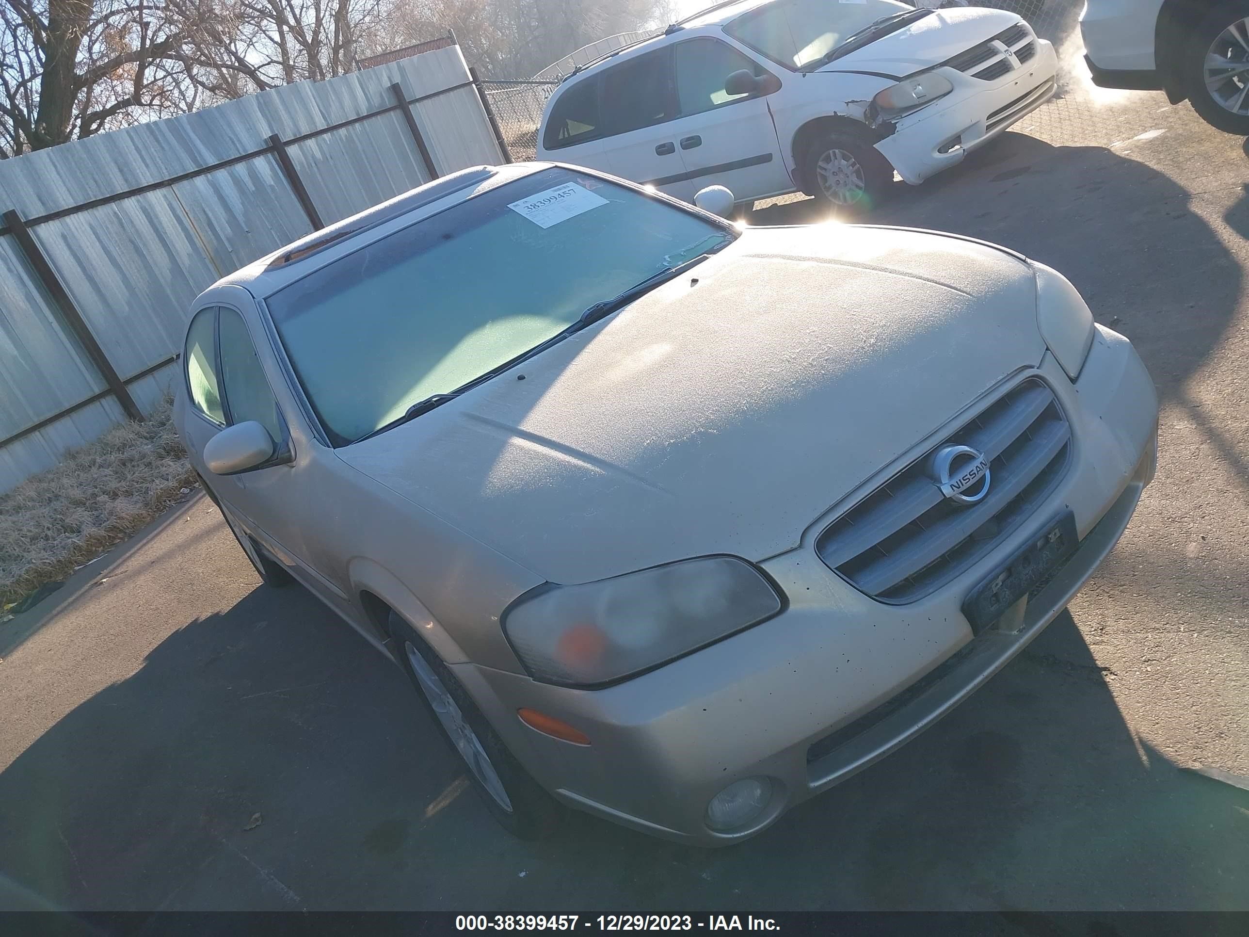 NISSAN MAXIMA 2002 jn1da31a12t307978