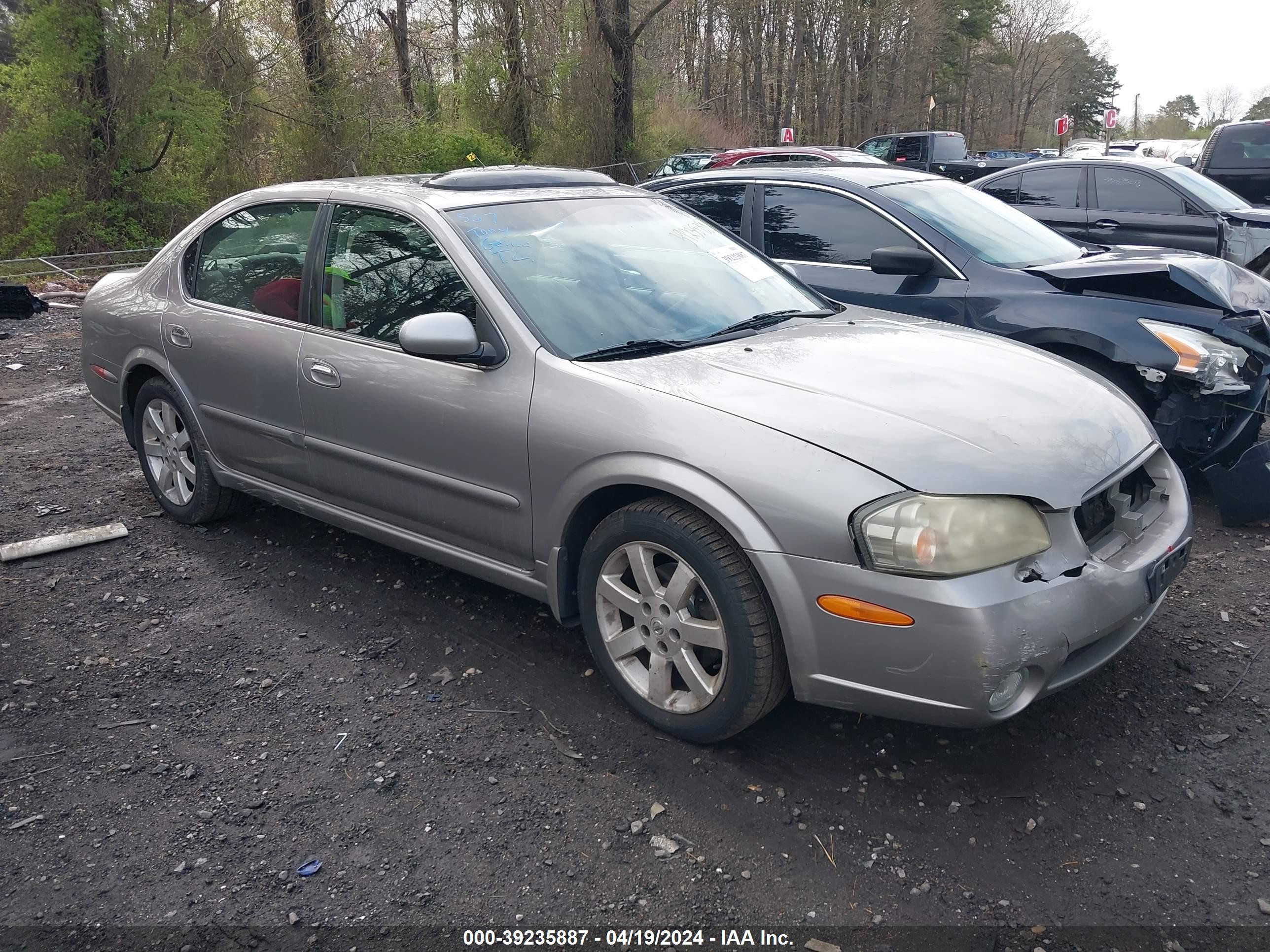 NISSAN MAXIMA 2002 jn1da31a32t307920