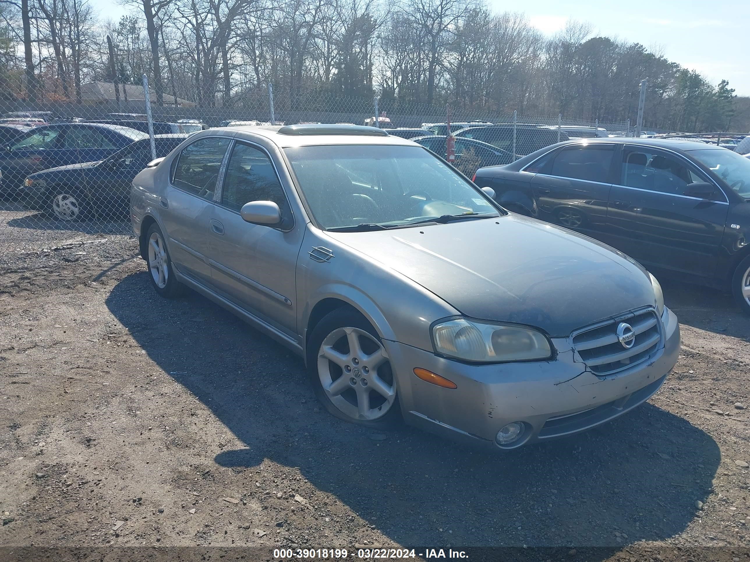 NISSAN MAXIMA 2002 jn1da31a72t324204