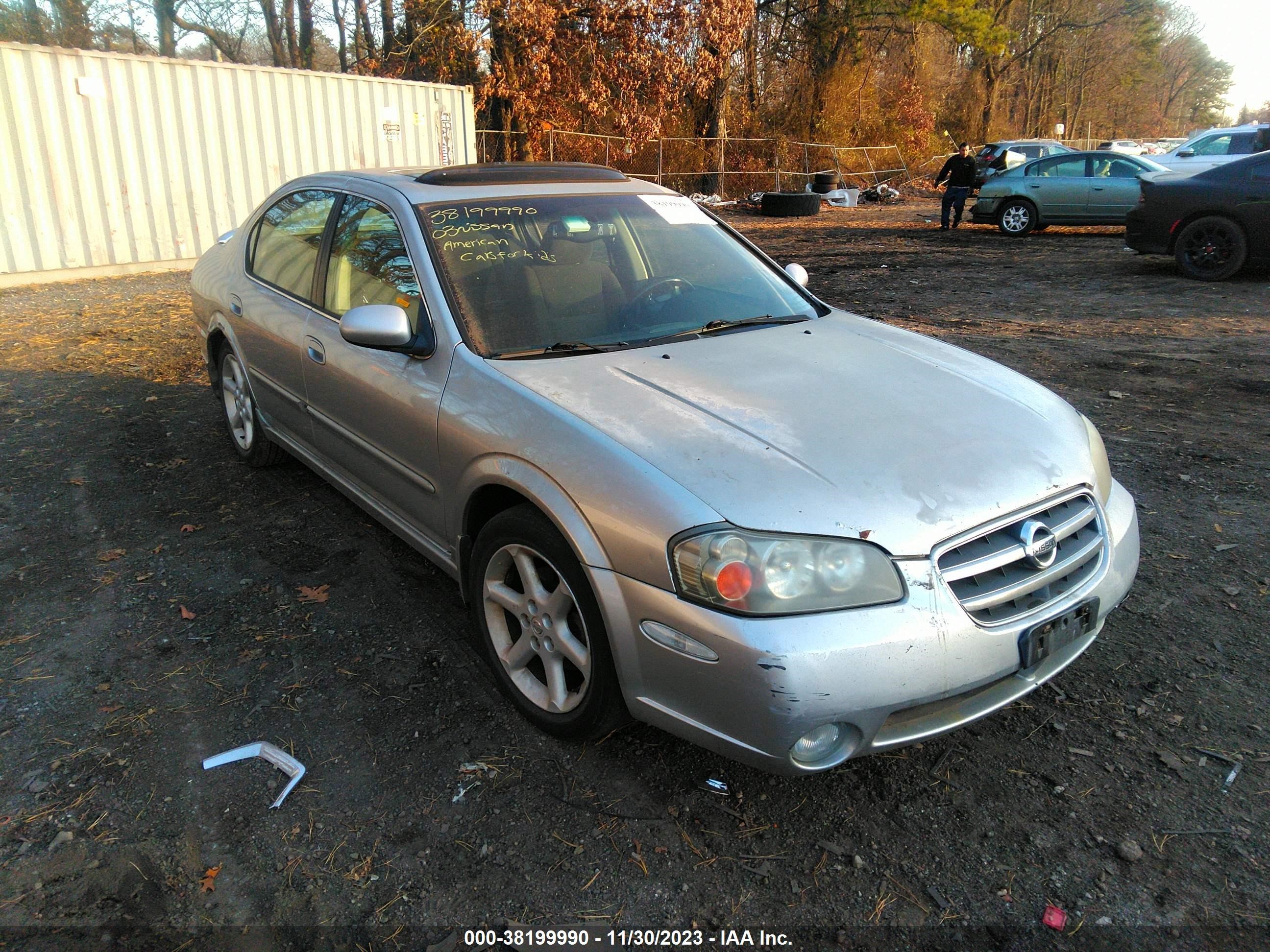 NISSAN MAXIMA 2003 jn1da31d13t510171