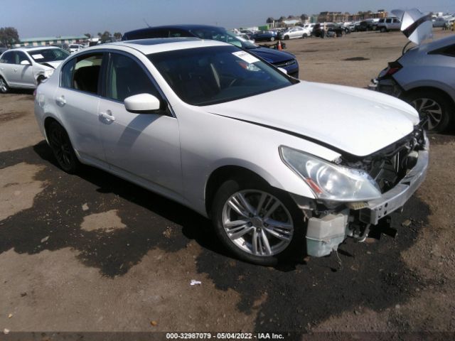 INFINITI G25 SEDAN 2012 jn1dv6ap6cm812582