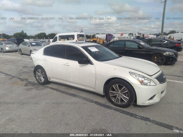 INFINITI G25 SEDAN 2011 jn1dv6ap8bm831231