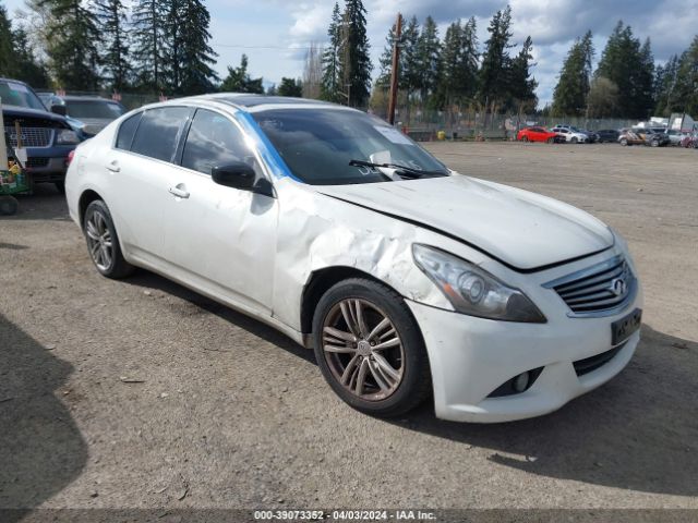 INFINITI G25X 2012 jn1dv6ar1cm861044