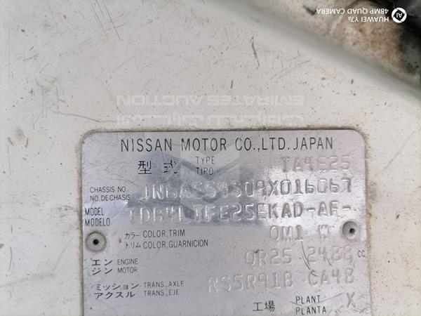 NISSAN URVAN 2009 jn6ae54s09x016067