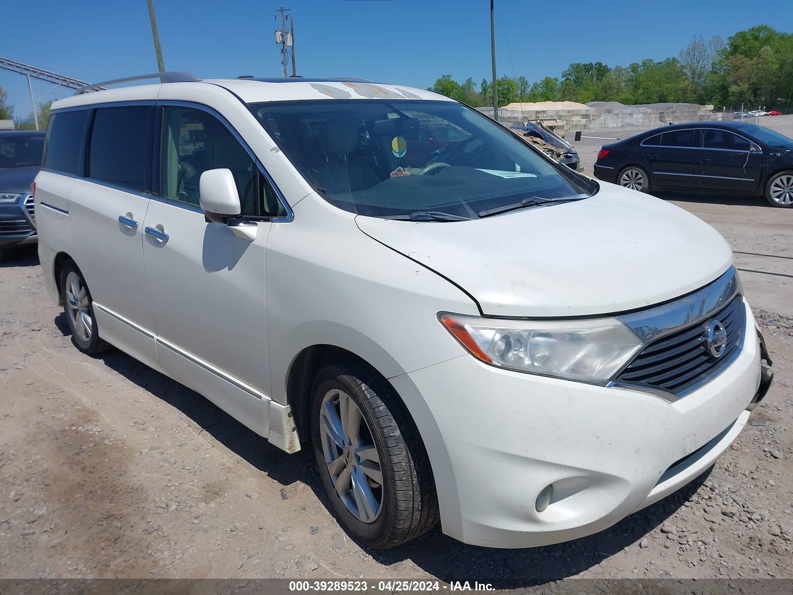 NISSAN QUEST 2013 jn8ae2kp0d9062497