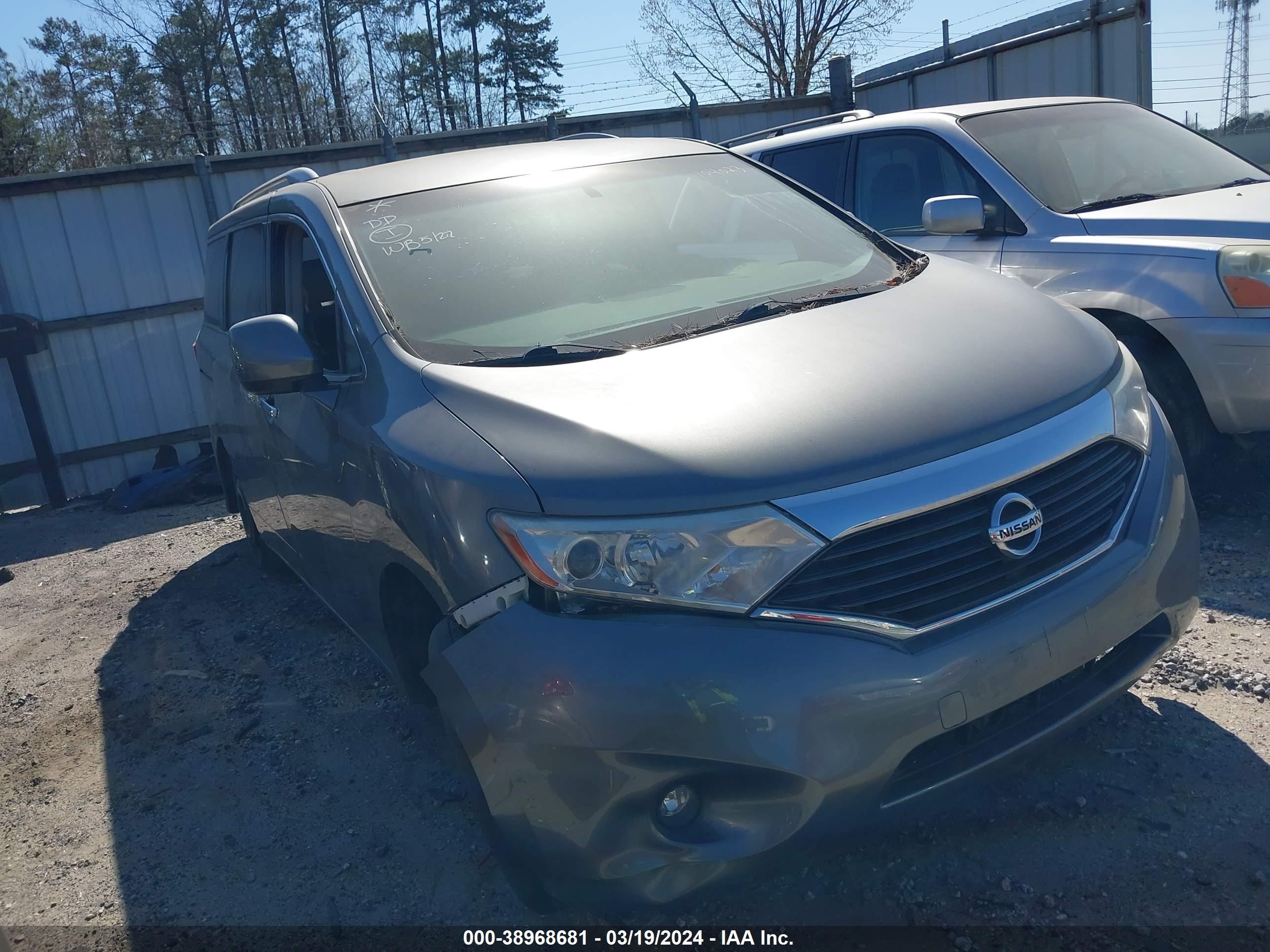 NISSAN QUEST 2014 jn8ae2kp0e9104023