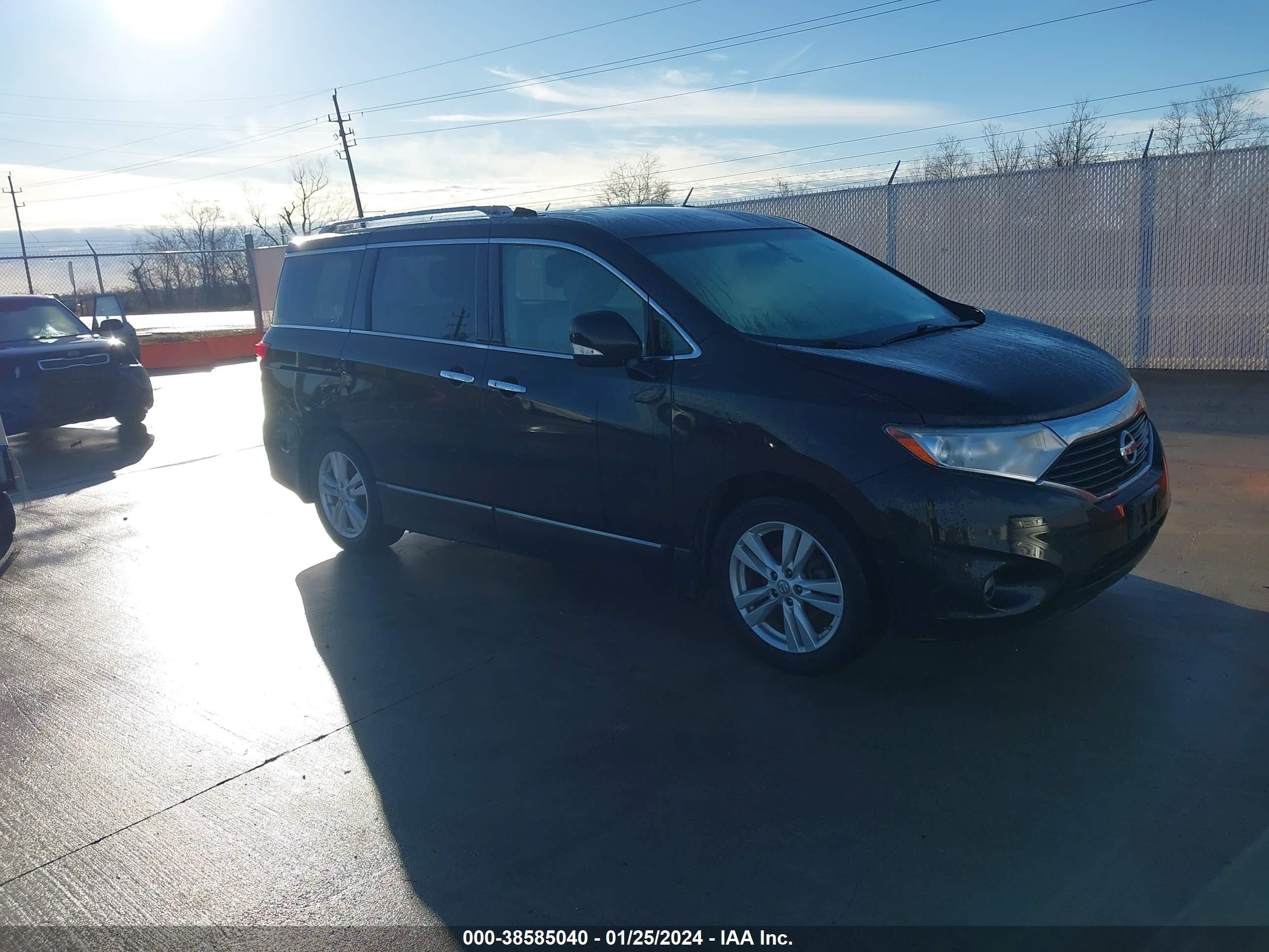 NISSAN QUEST 2012 jn8ae2kp2c9039639